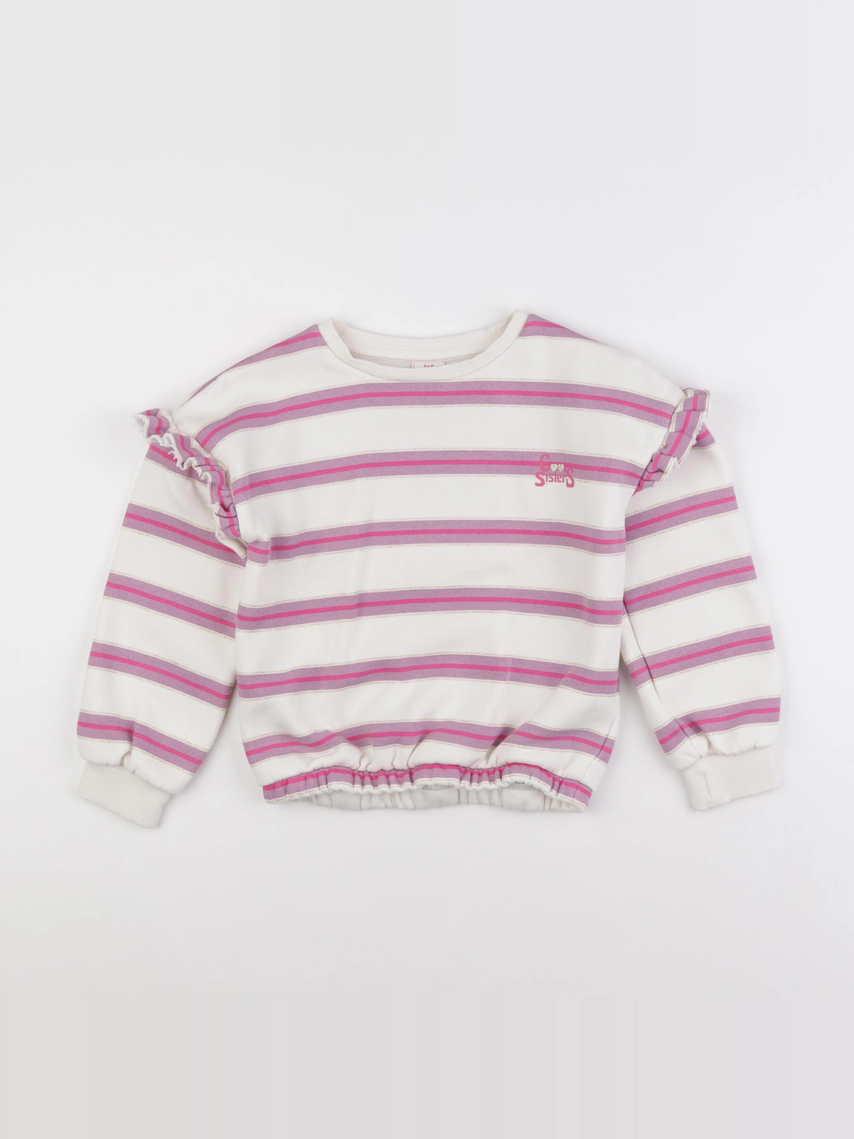 Tape à l'oeil - sweat rose - 8 ans