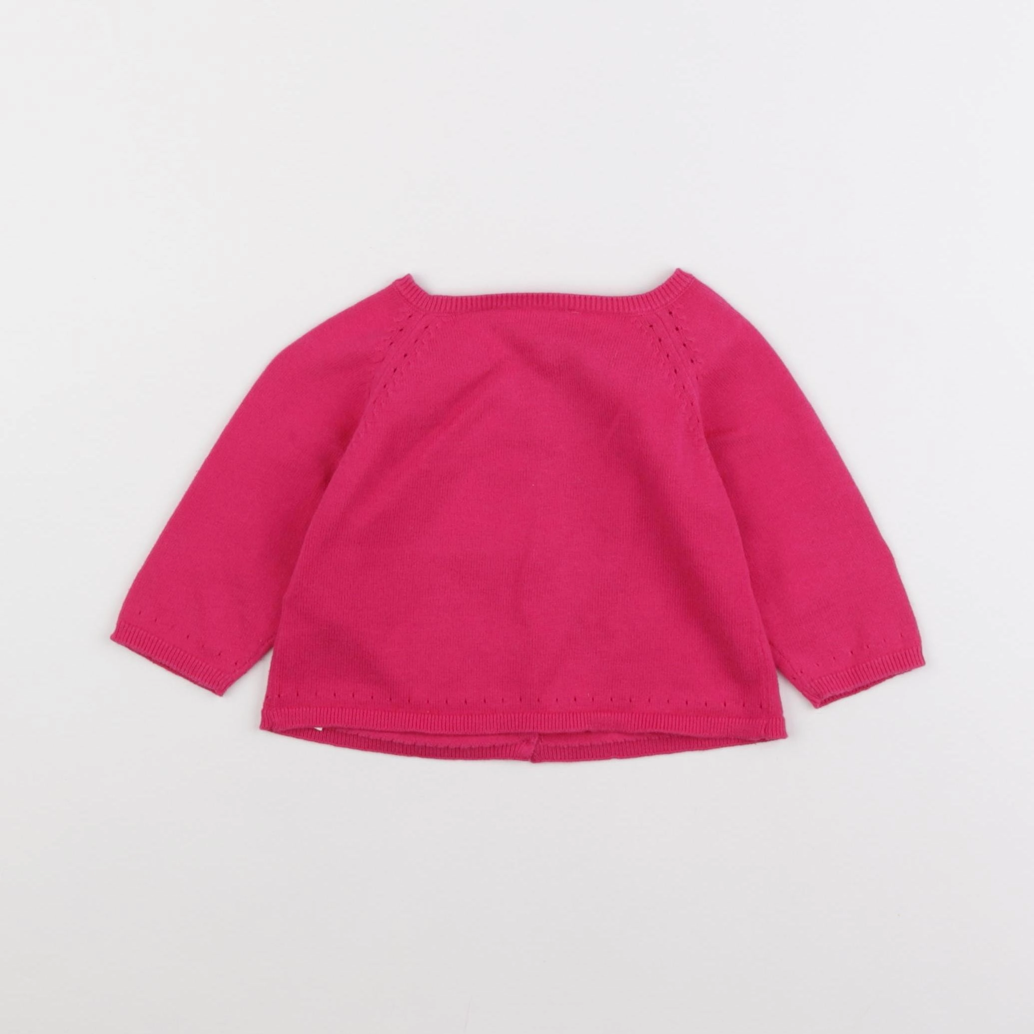 Jacadi - gilet rose - 6 mois