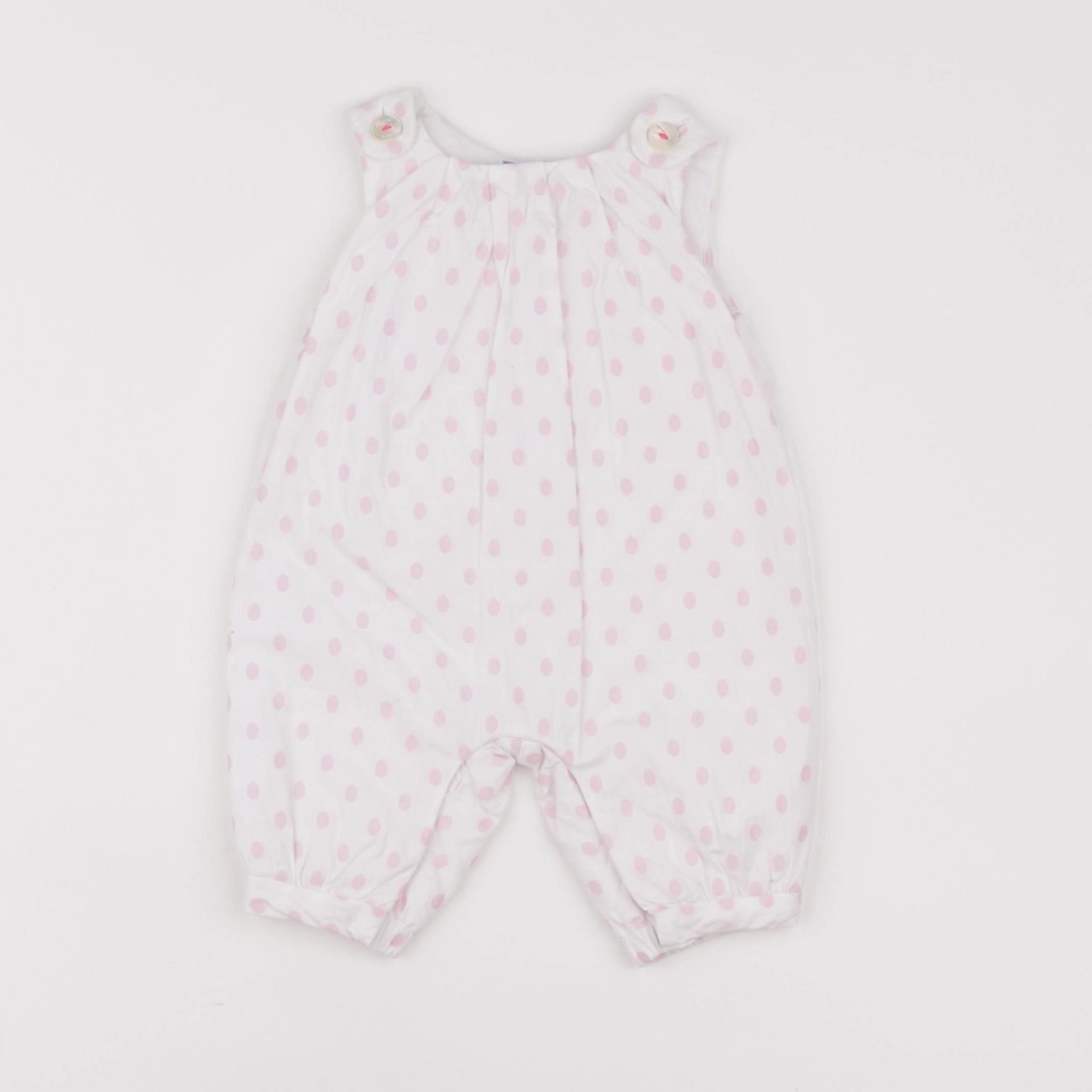 Jacadi - salopette doublé rose - 1 mois