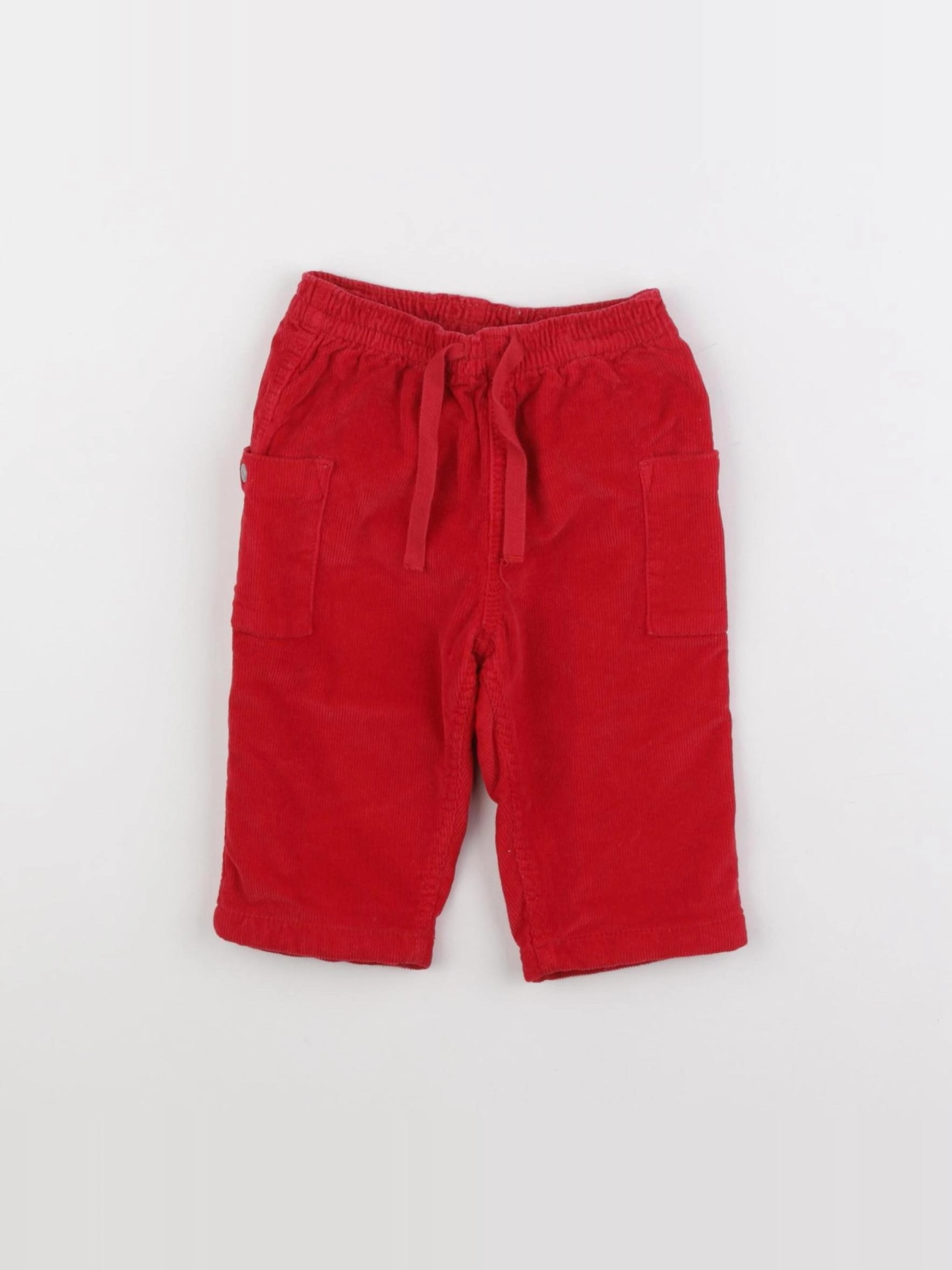 Petit Bateau - pantalon rouge - 6 mois