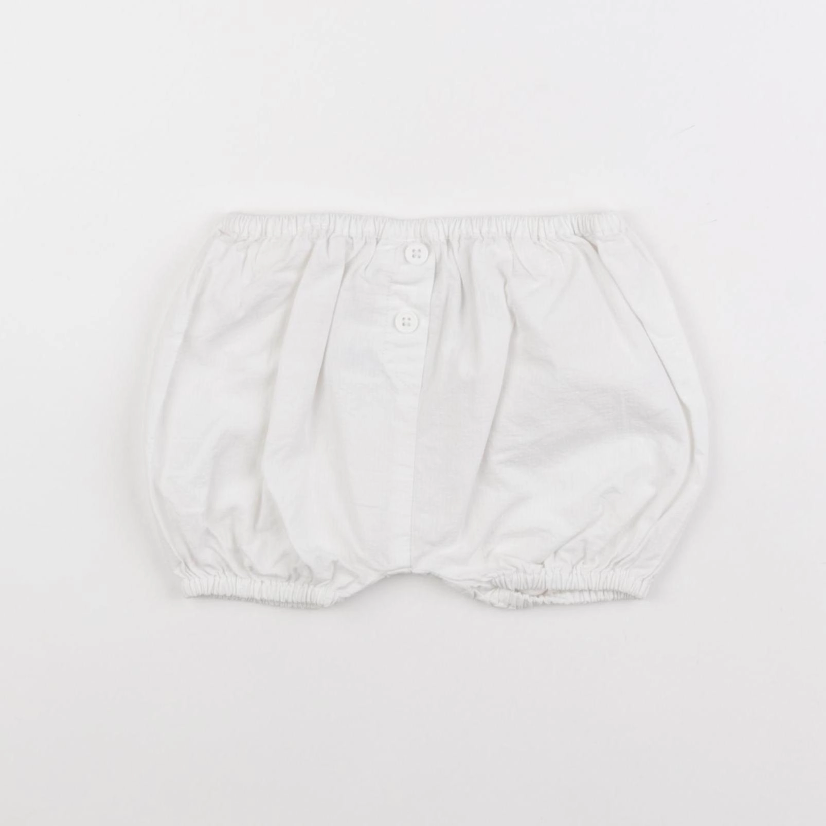Petit Bateau - bloomer blanc - 3 mois