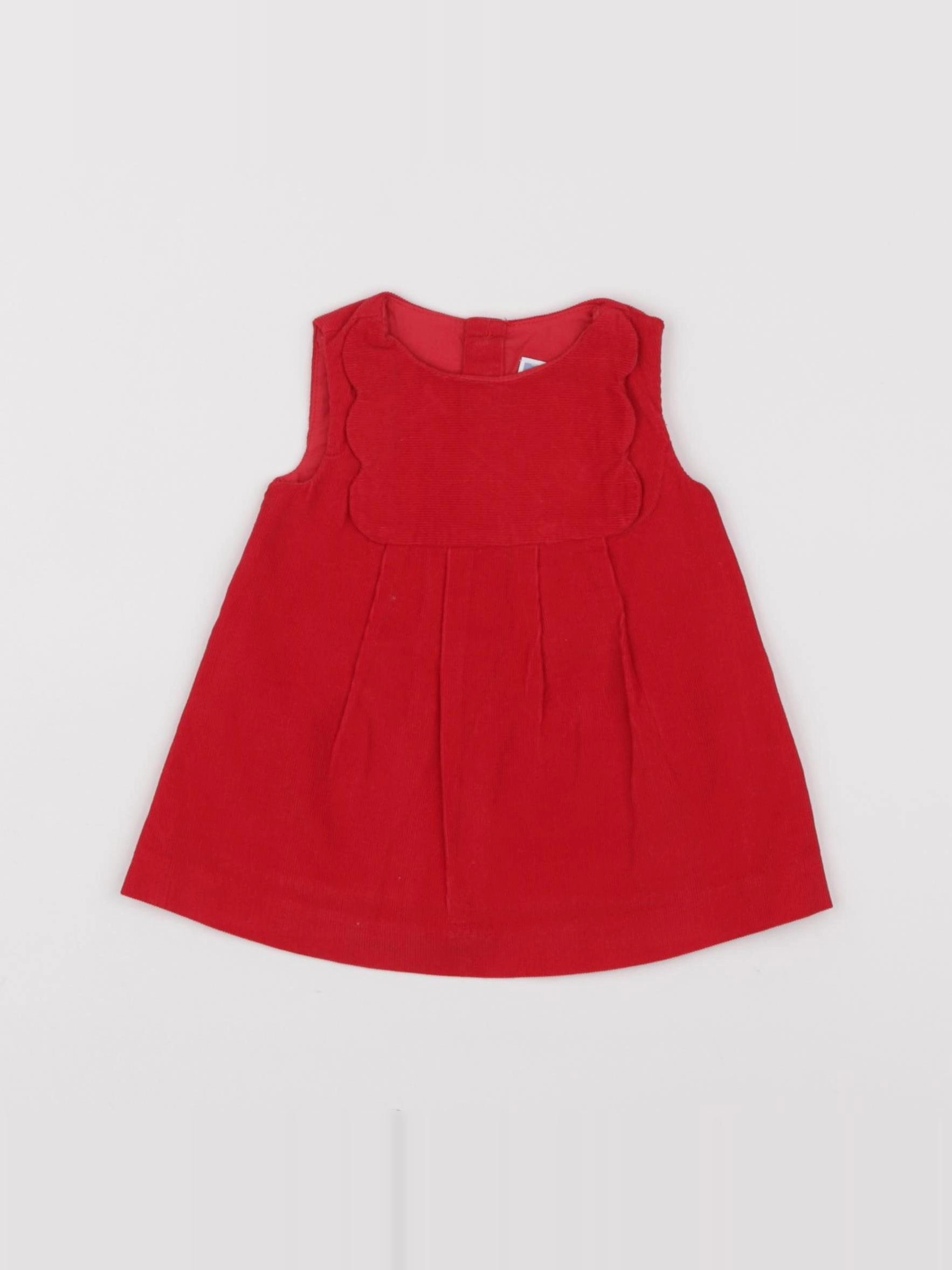 Jacadi - robe rouge - 1 mois