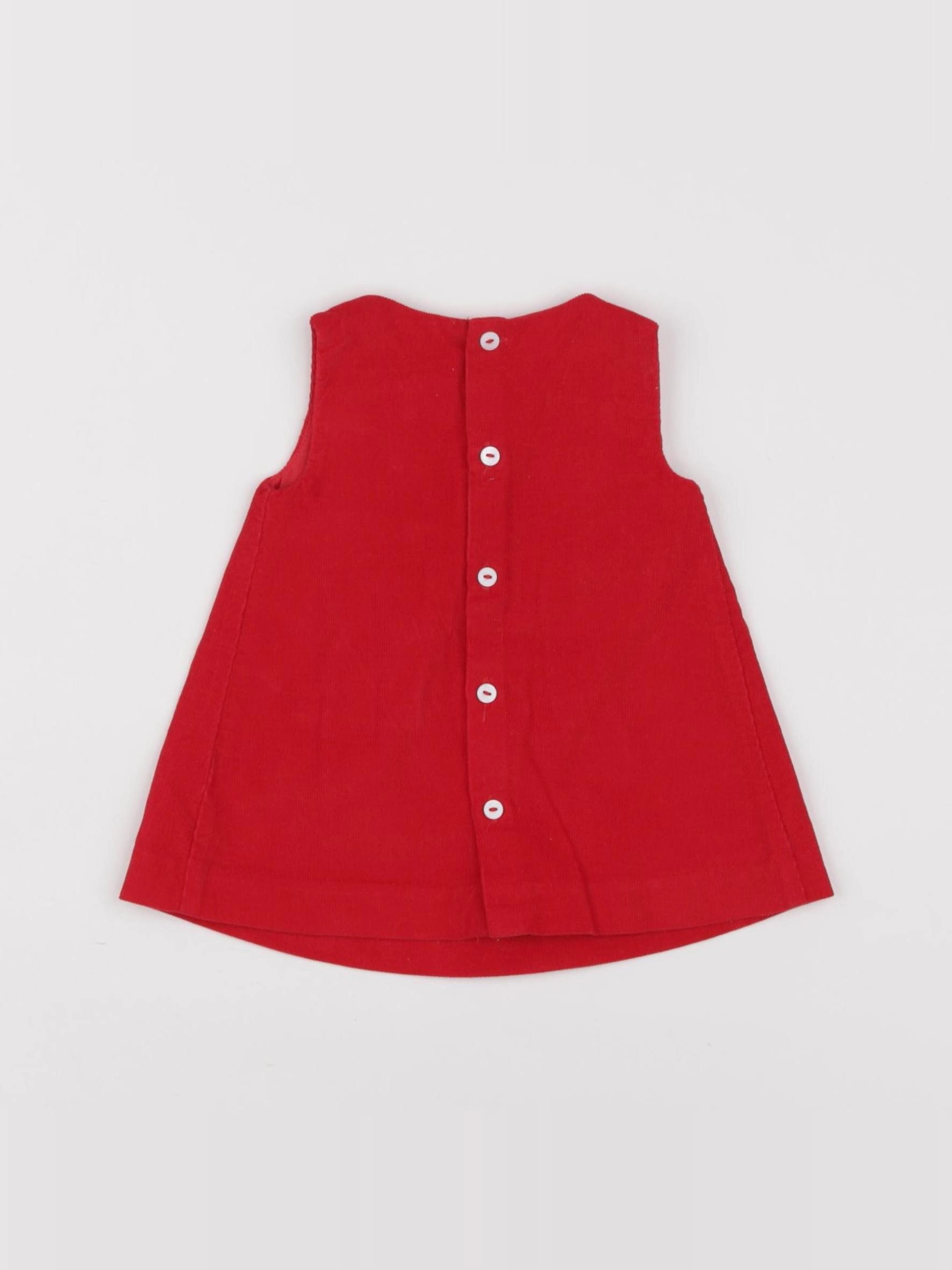 Jacadi - robe rouge - 1 mois