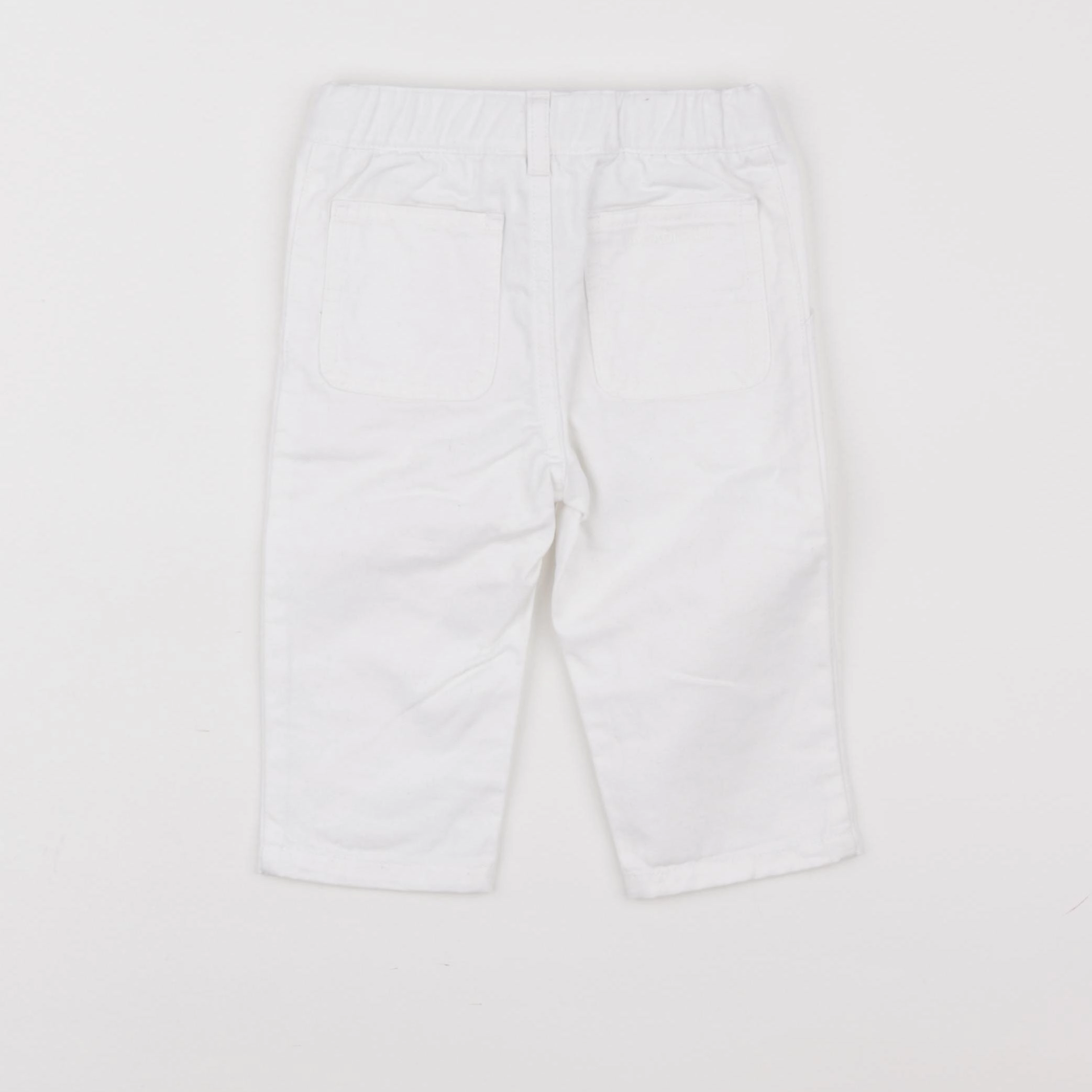 Jacadi - jean blanc - 12 mois