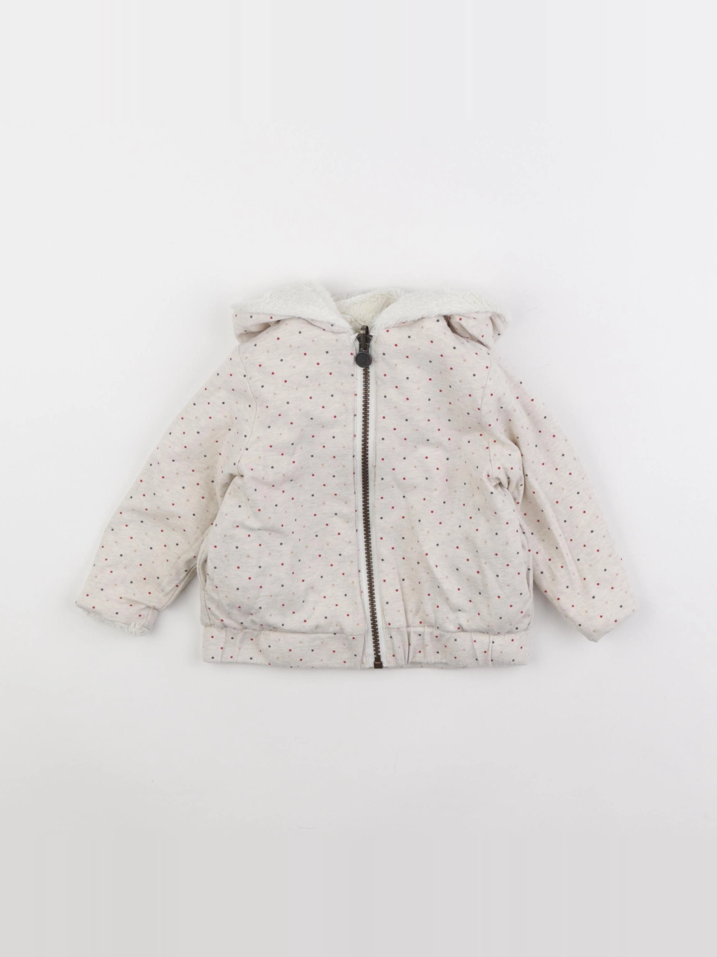 Okaidi - veste blanc - 2 ans