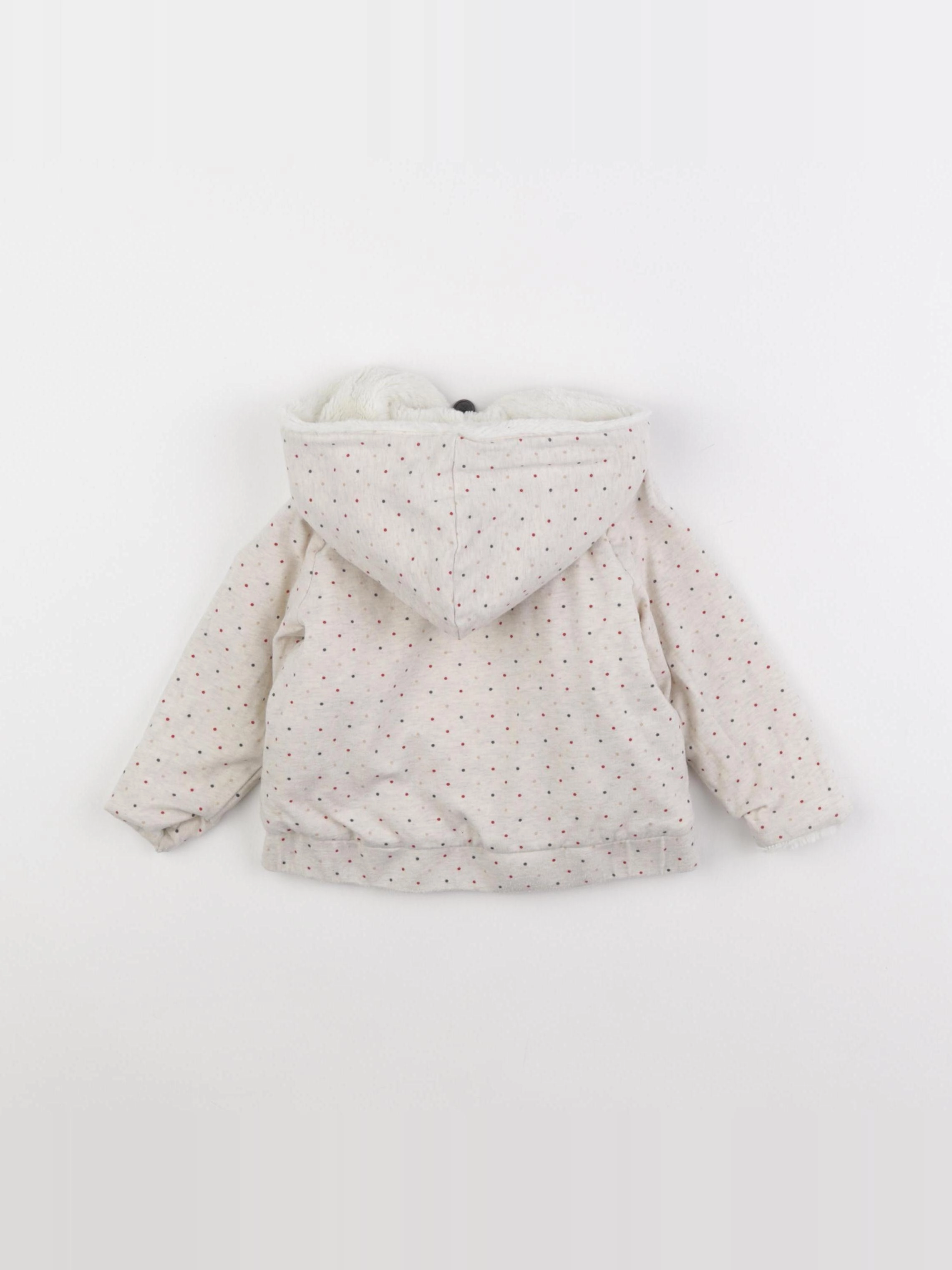 Okaidi - veste blanc - 2 ans