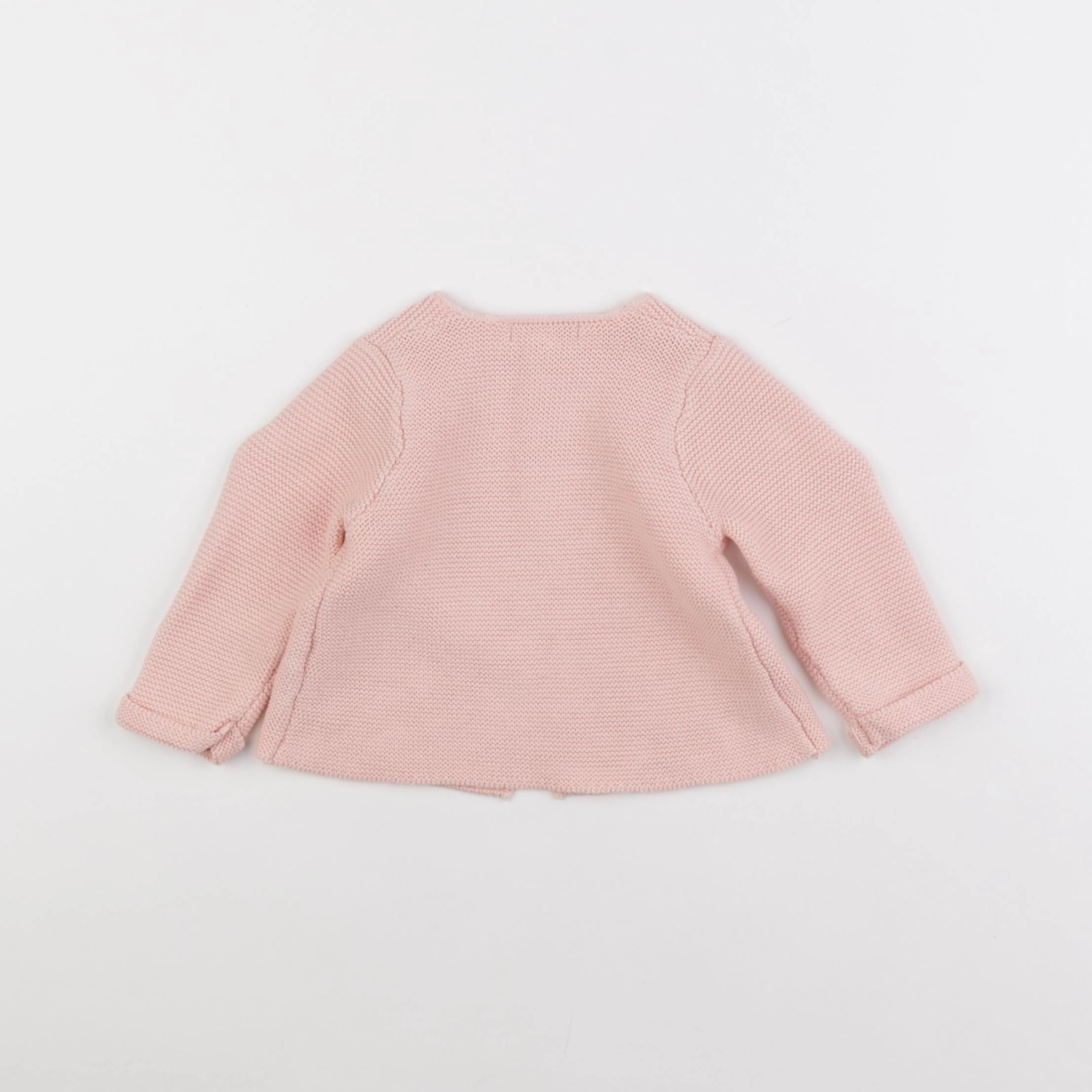 Vertbaudet - gilet rose - 6 mois