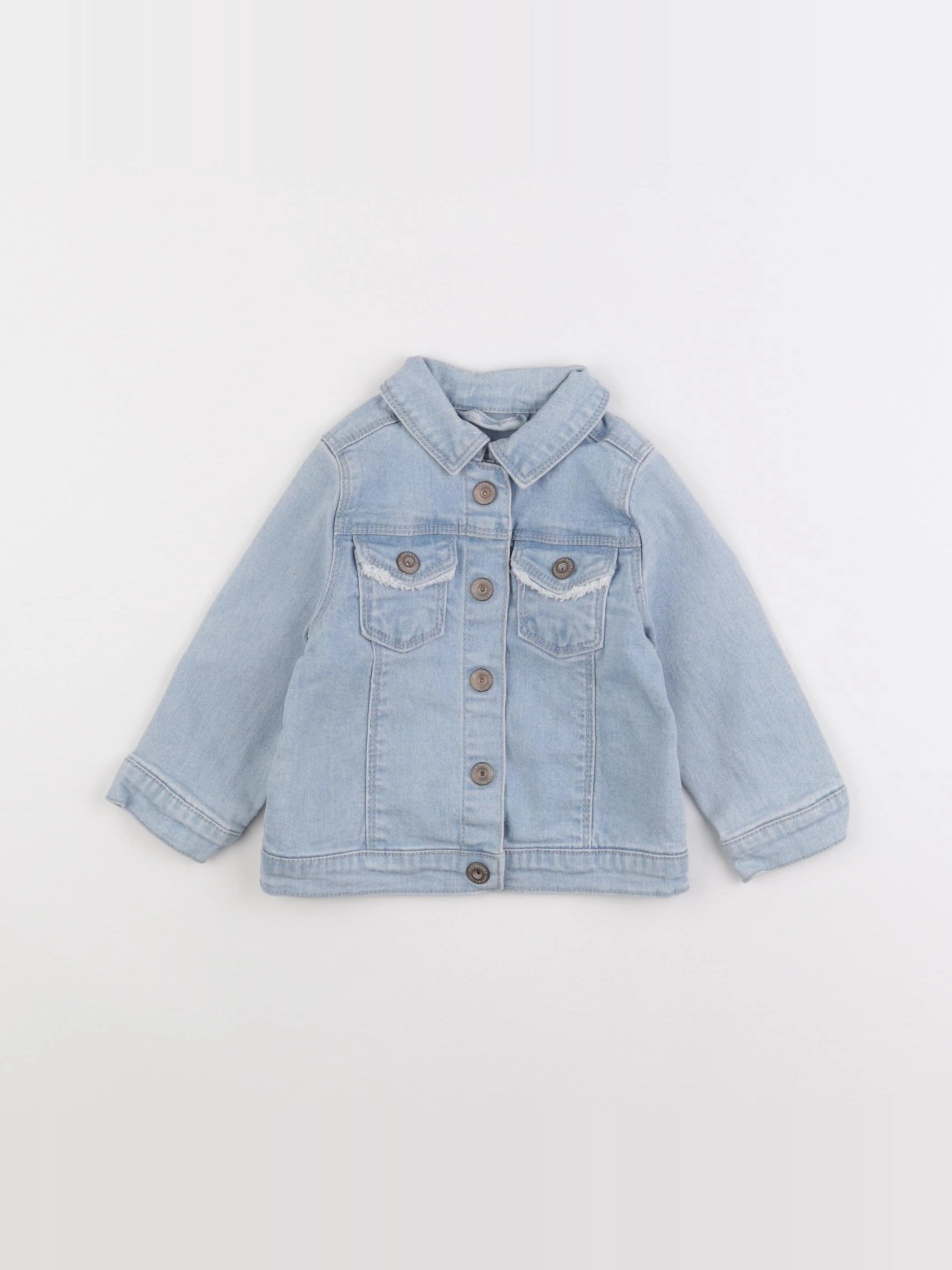Vertbaudet - veste bleu - 12 mois