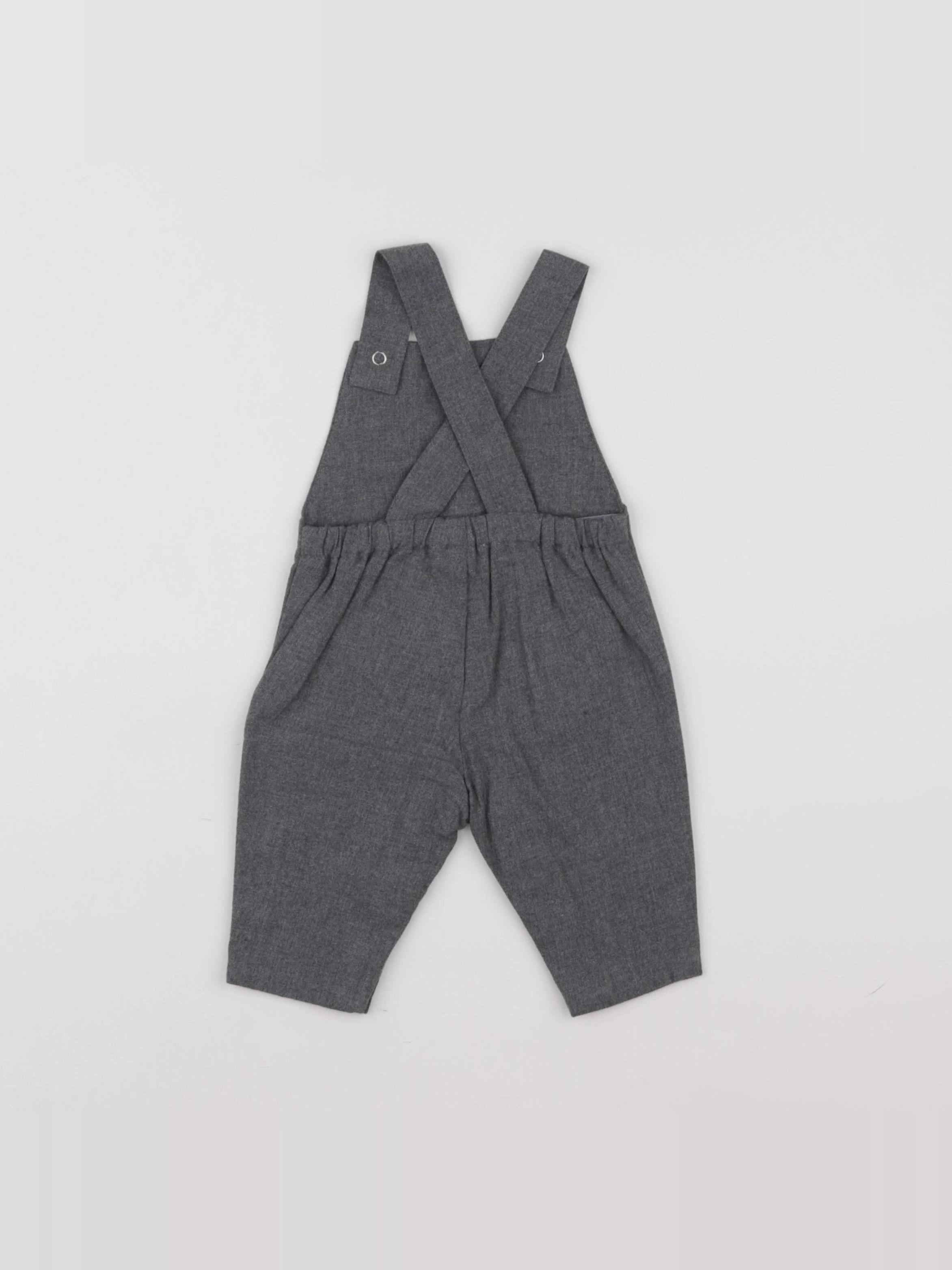 Jacadi - salopette gris - 3 mois