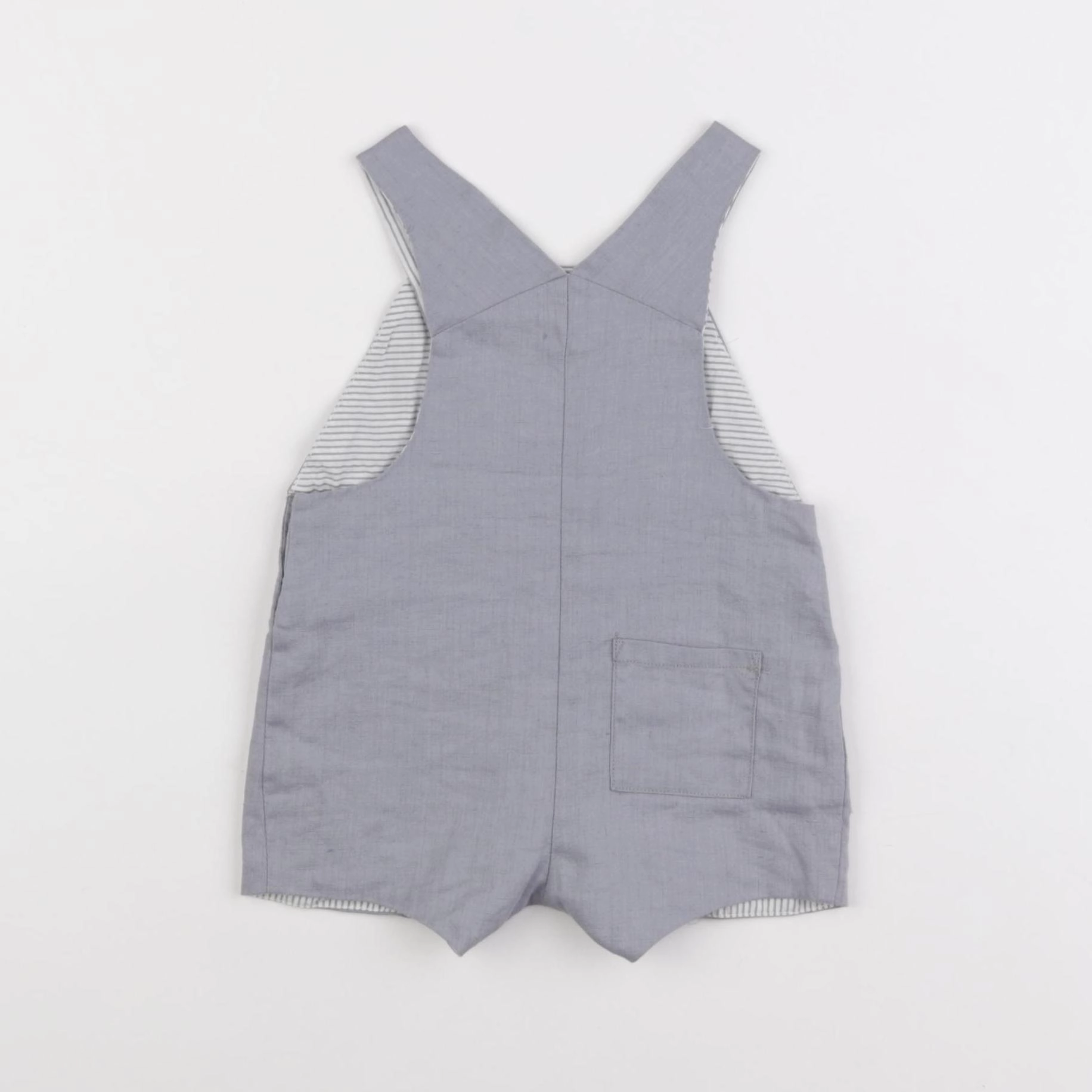 Jacadi - salopette gris - 6 mois