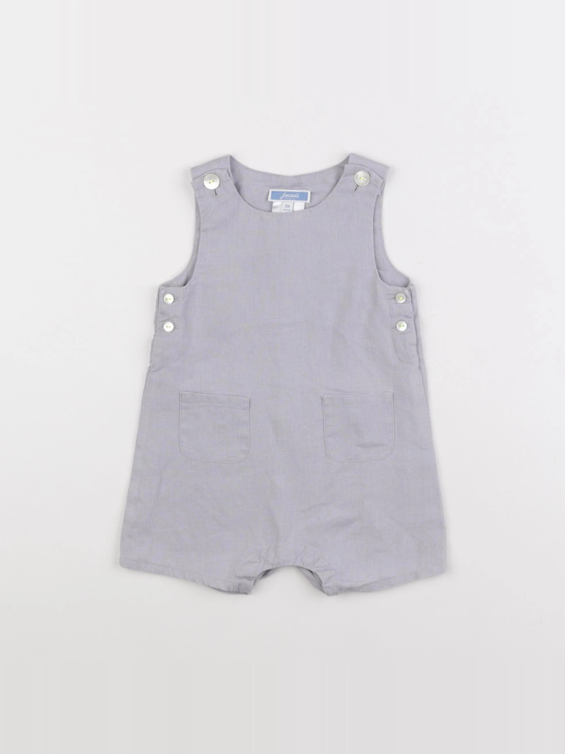 Jacadi - combinaison gris - 6 mois