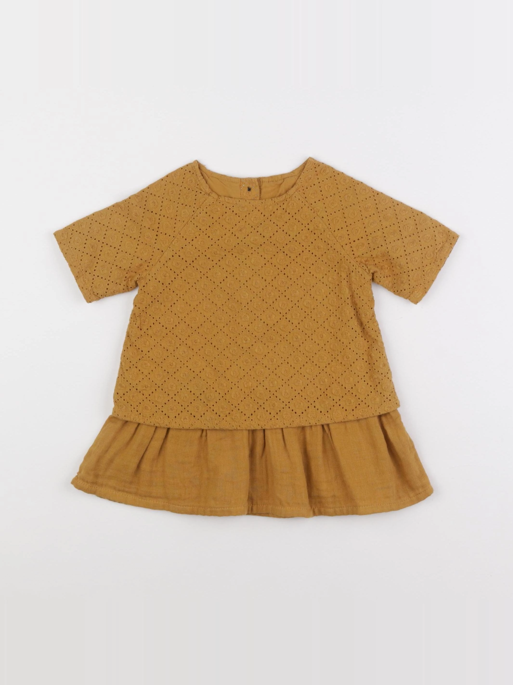 Boutchou - robe jaune - 6 mois