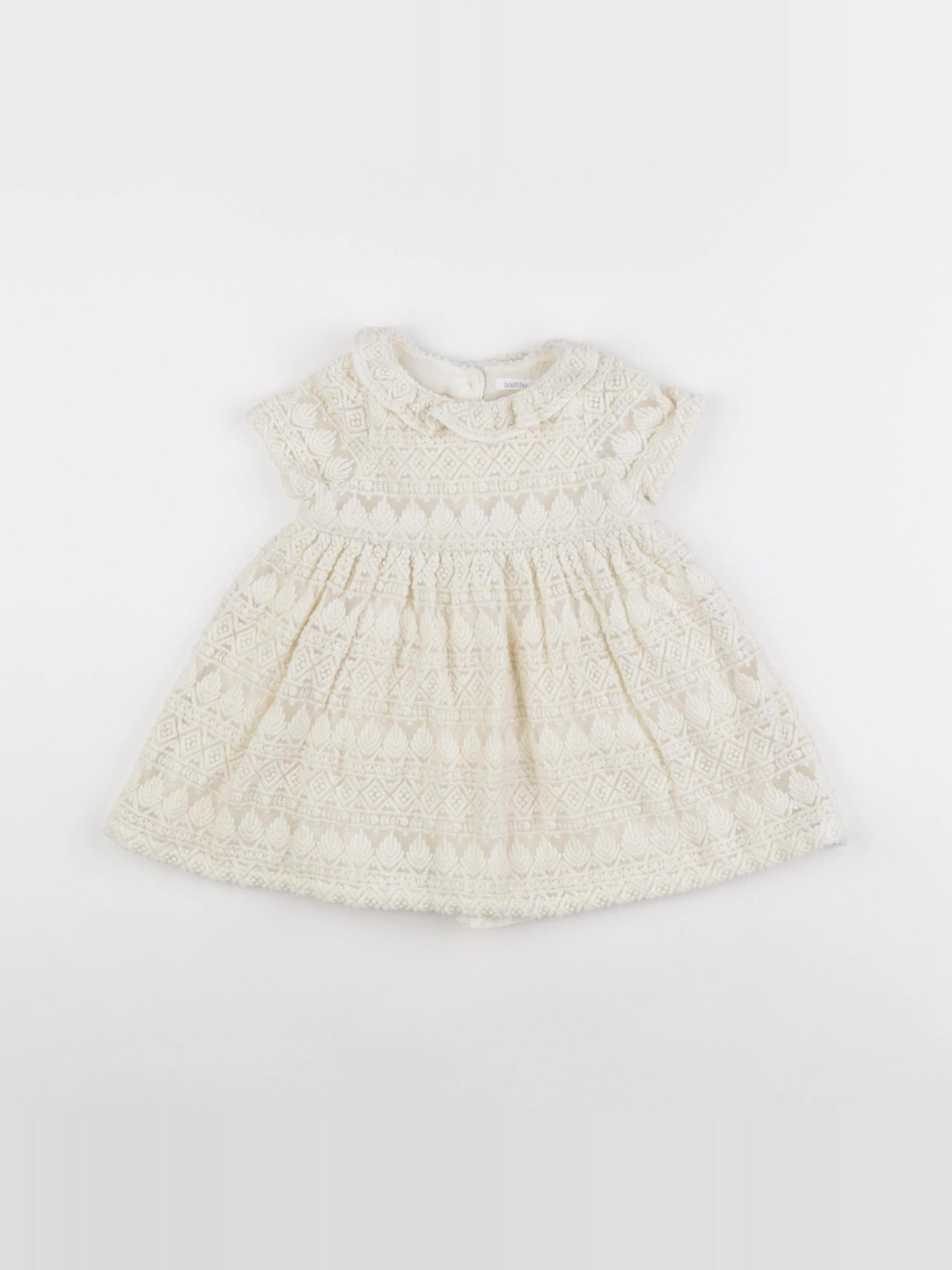 Boutchou - robe blanc - 9 mois