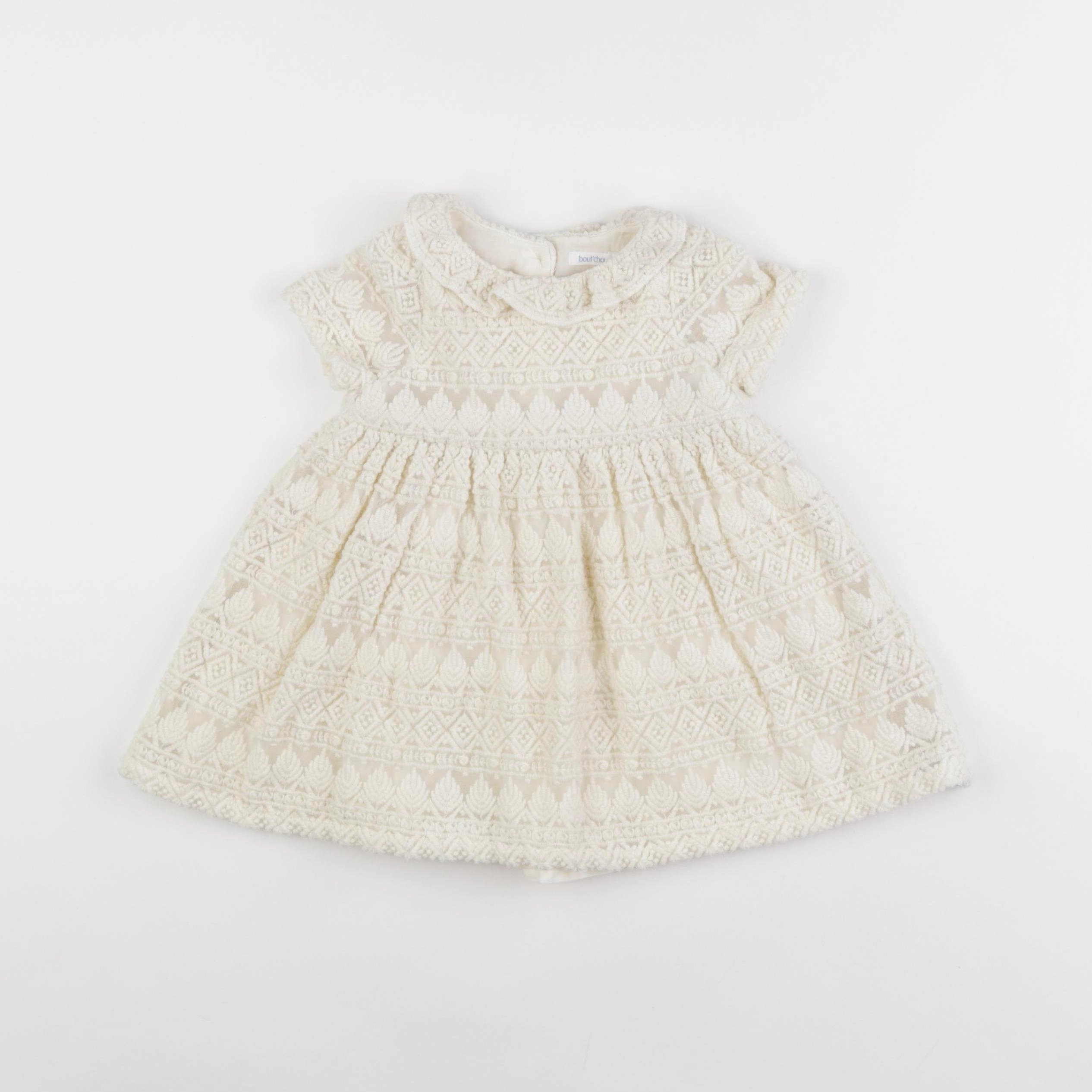 Boutchou - robe blanc - 9 mois