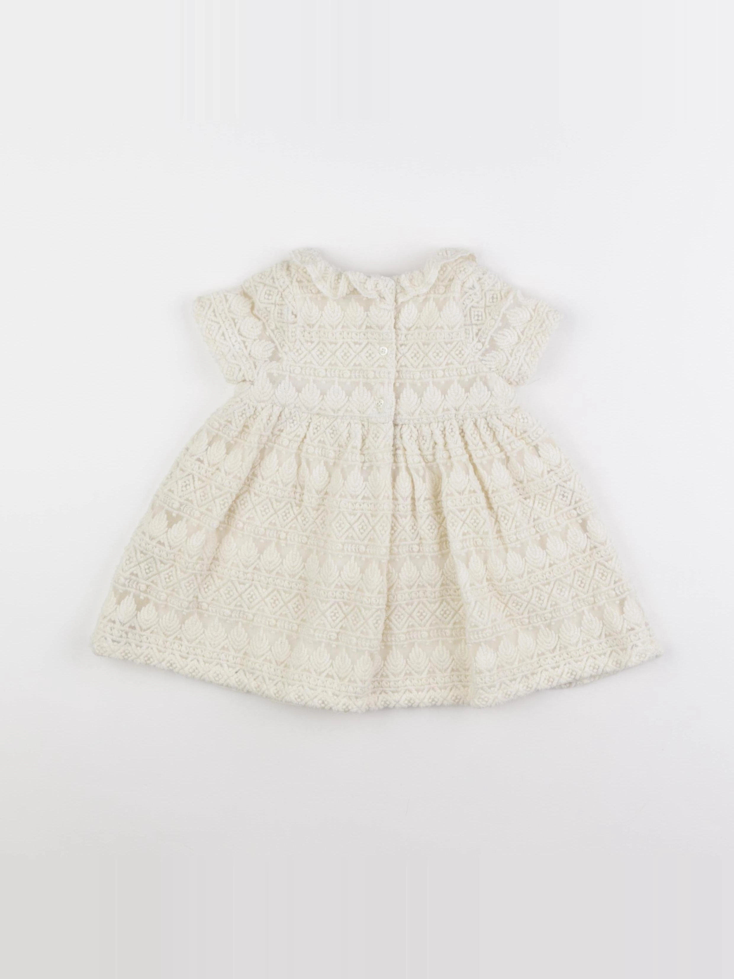 Boutchou - robe blanc - 9 mois