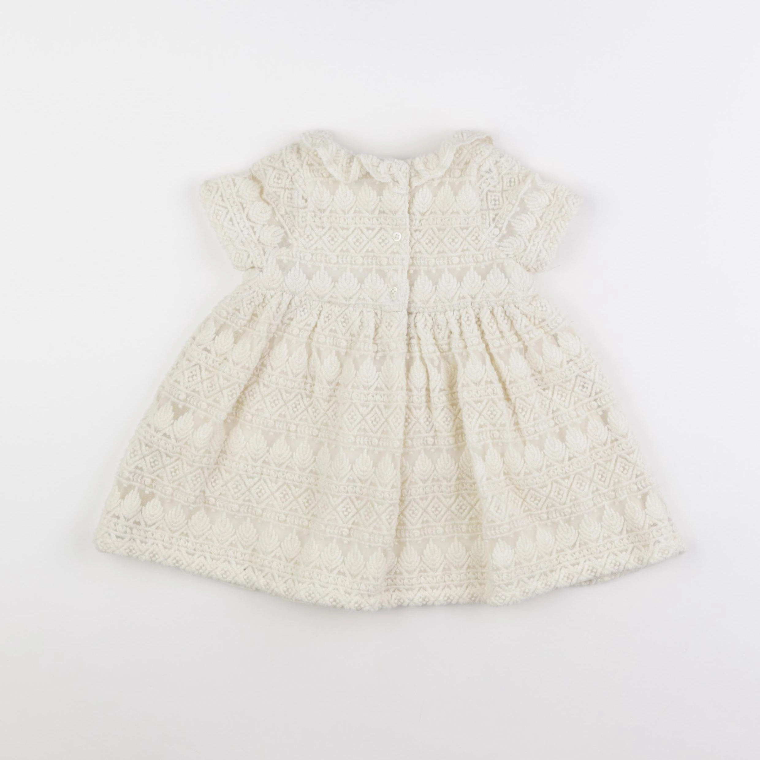 Boutchou - robe blanc - 9 mois