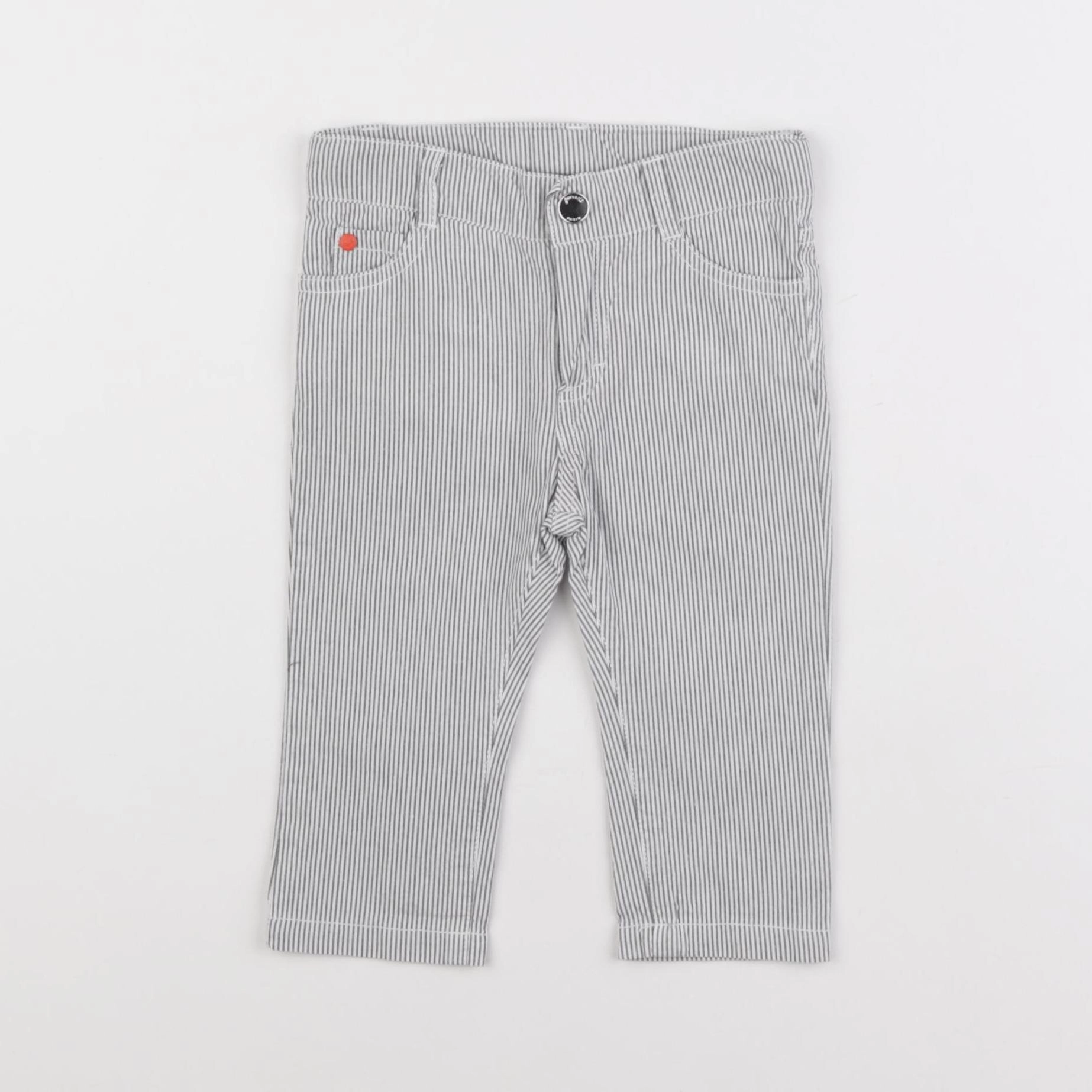 Jacadi - pantalon gris - 12 mois