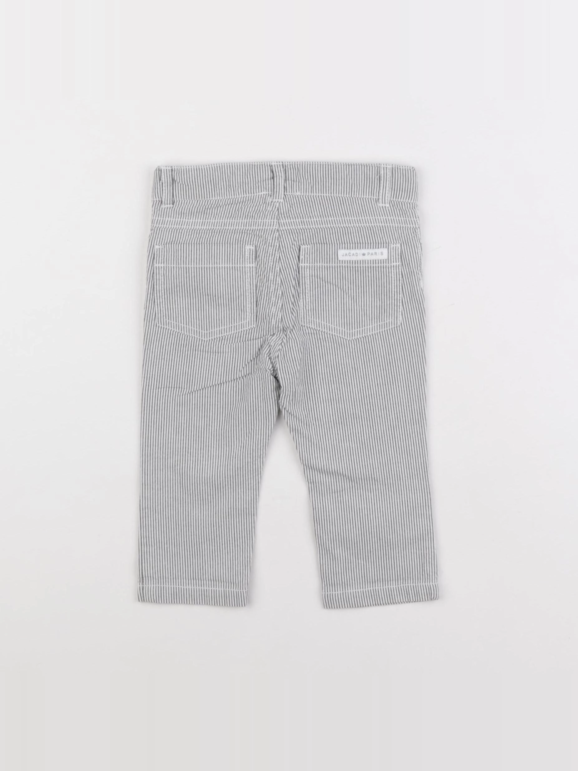 Jacadi - pantalon gris - 12 mois