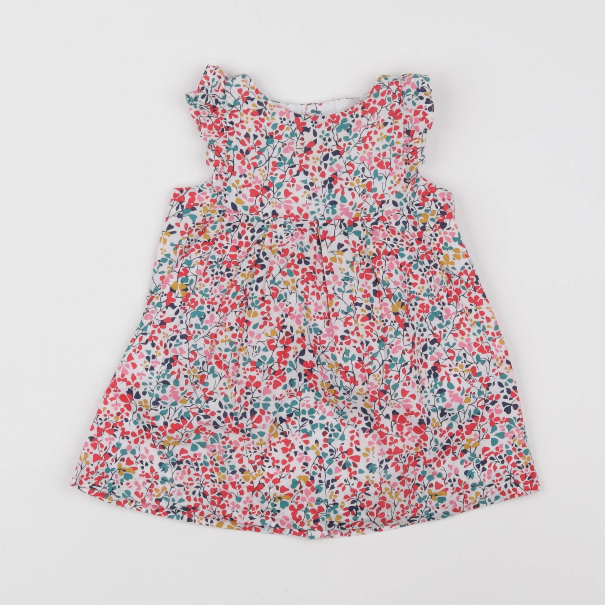 Jacadi - robe liberty multicolore - 12 mois