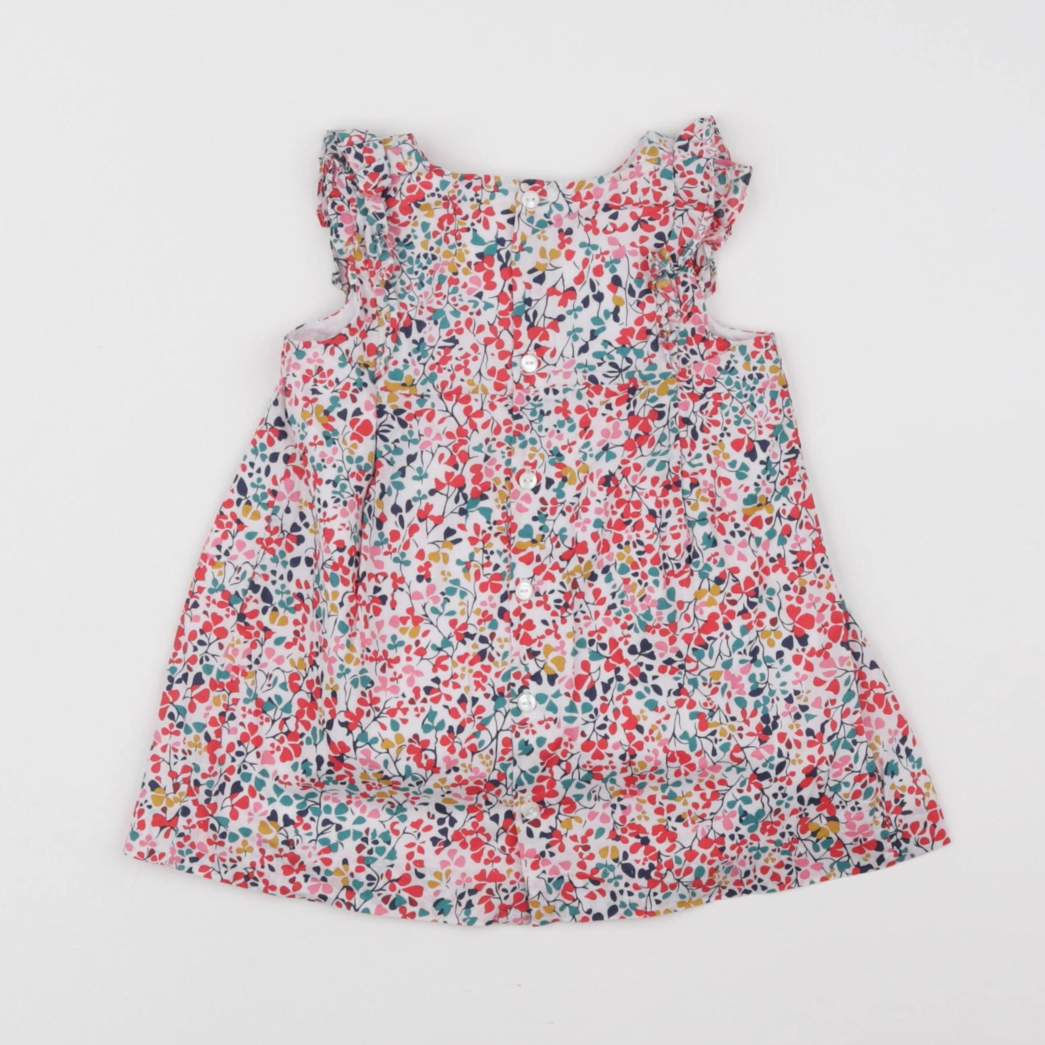 Jacadi - robe liberty multicolore - 12 mois