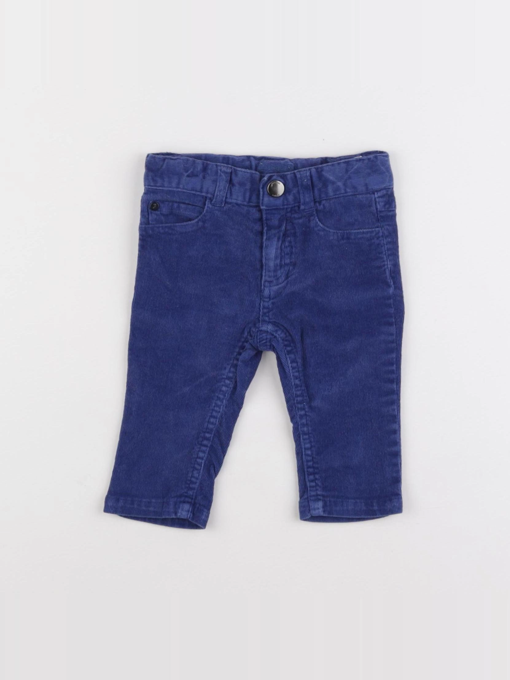 Jacadi - pantalon bleu - 6 mois