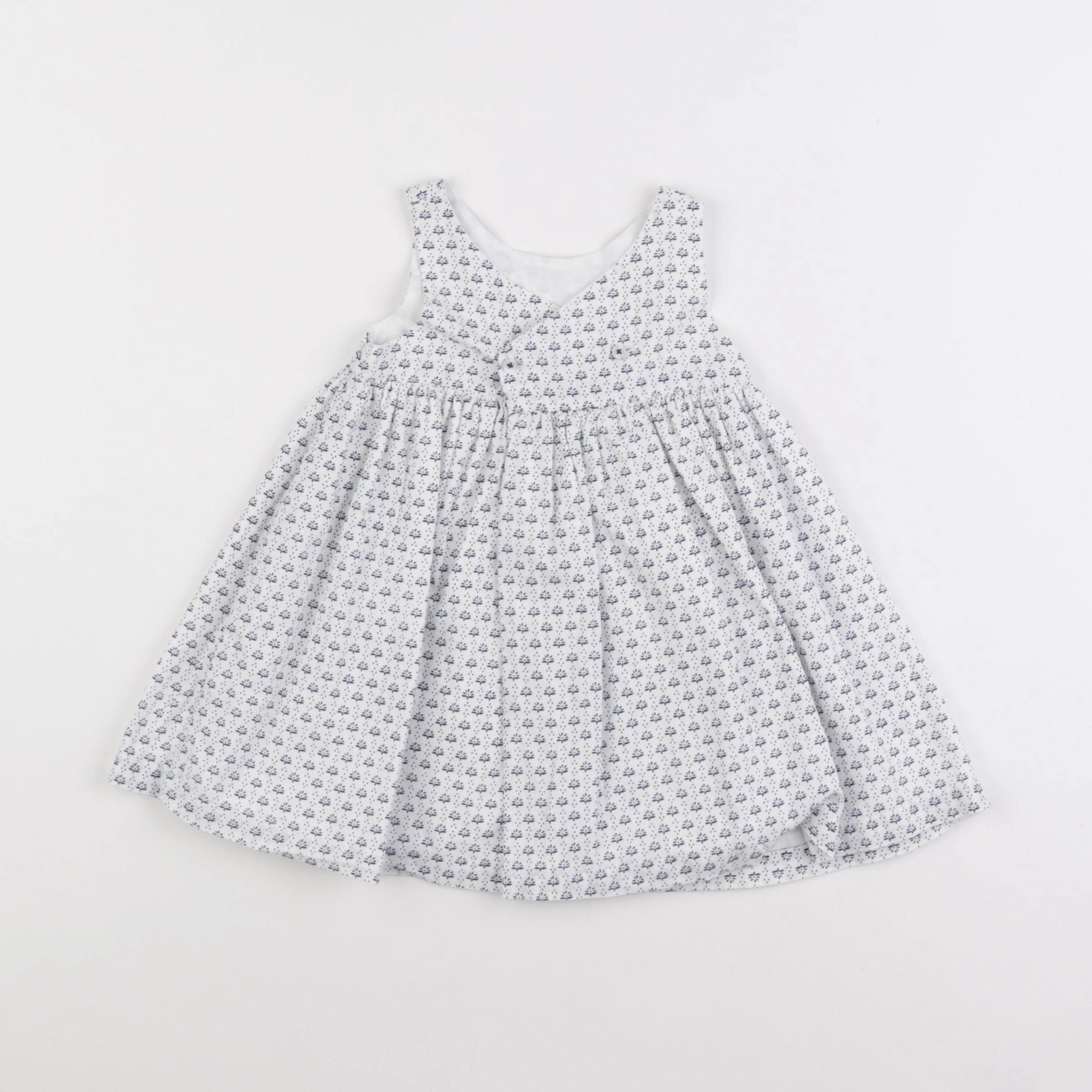 Boutchou - robe bleu - 9 mois