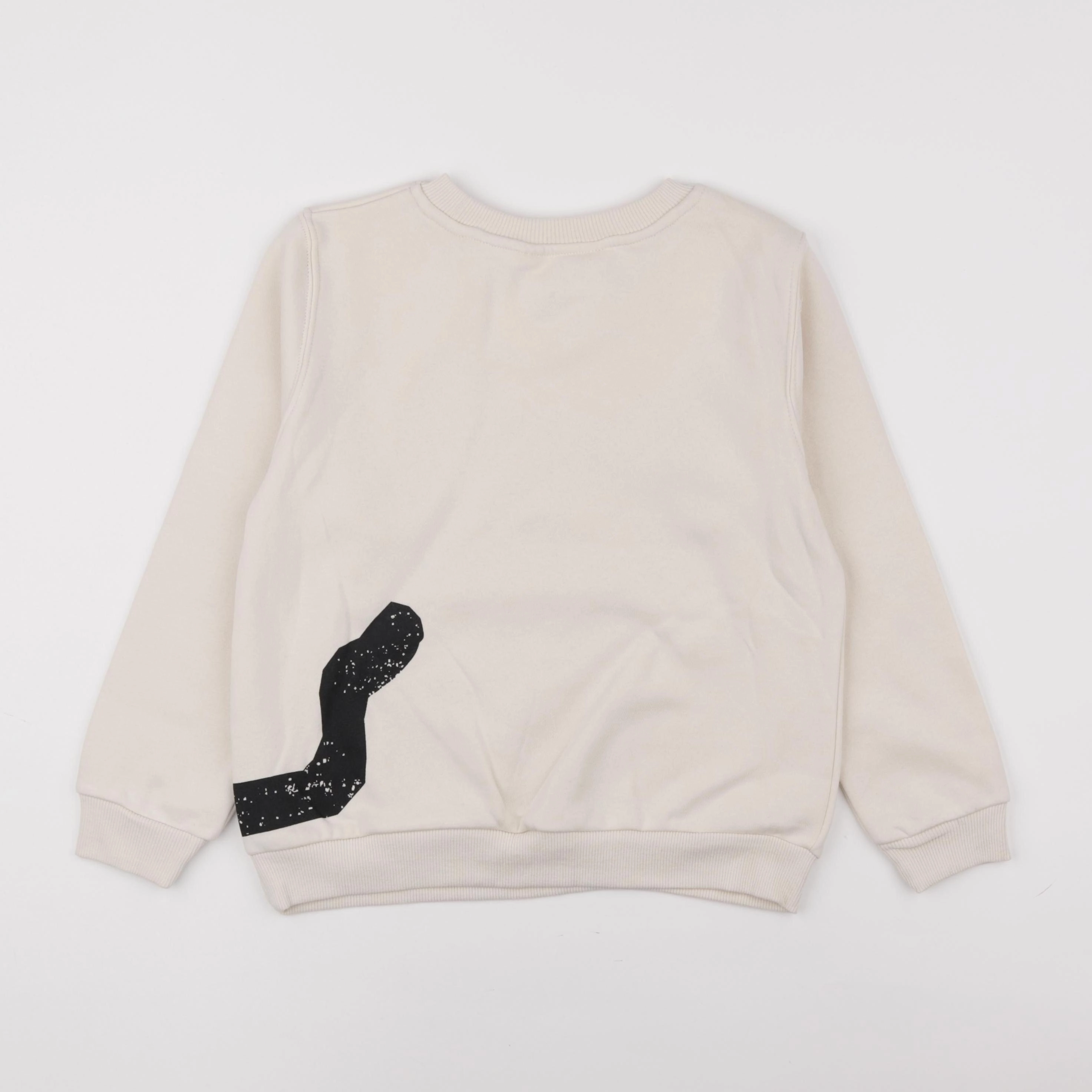 H&M - sweat beige - 4/6 ans