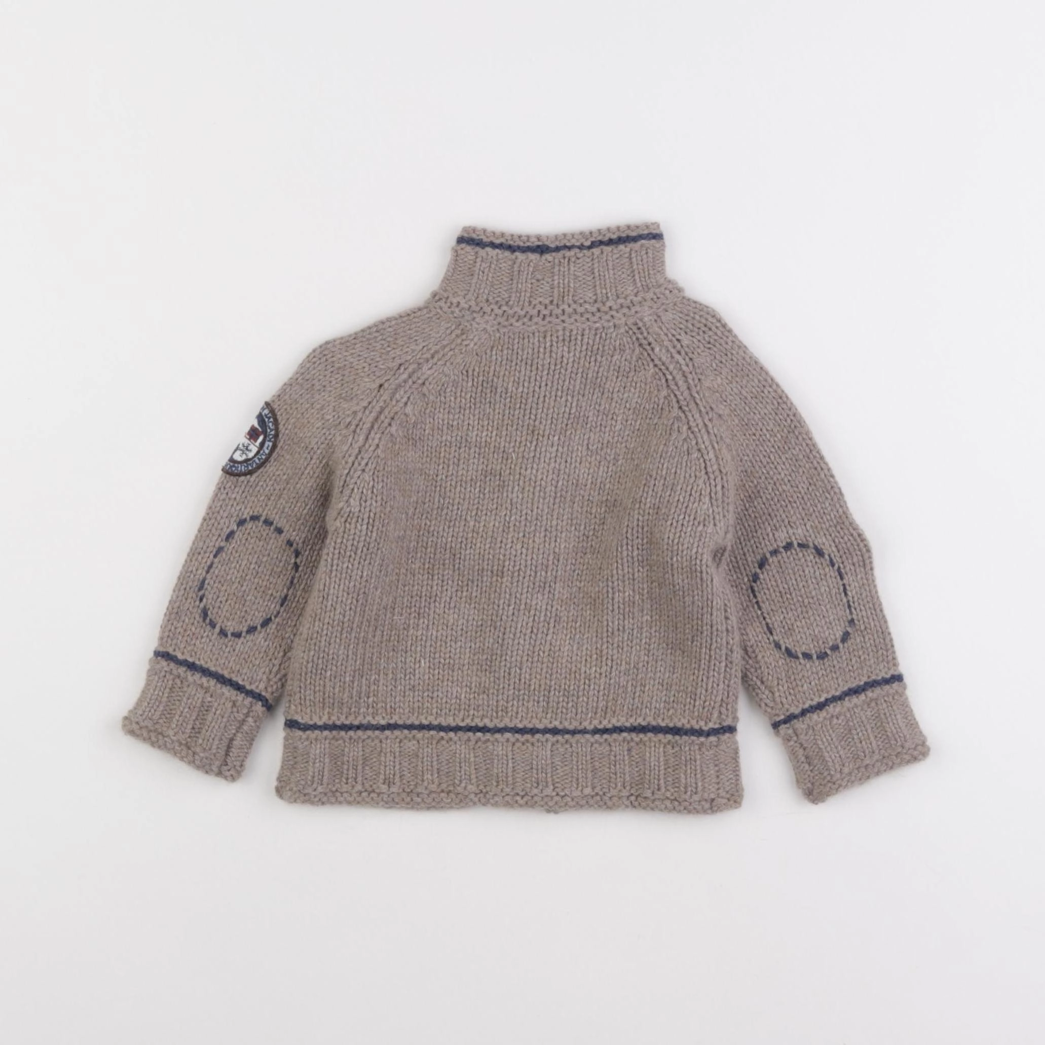 Jacadi - gilet beige - 6 mois