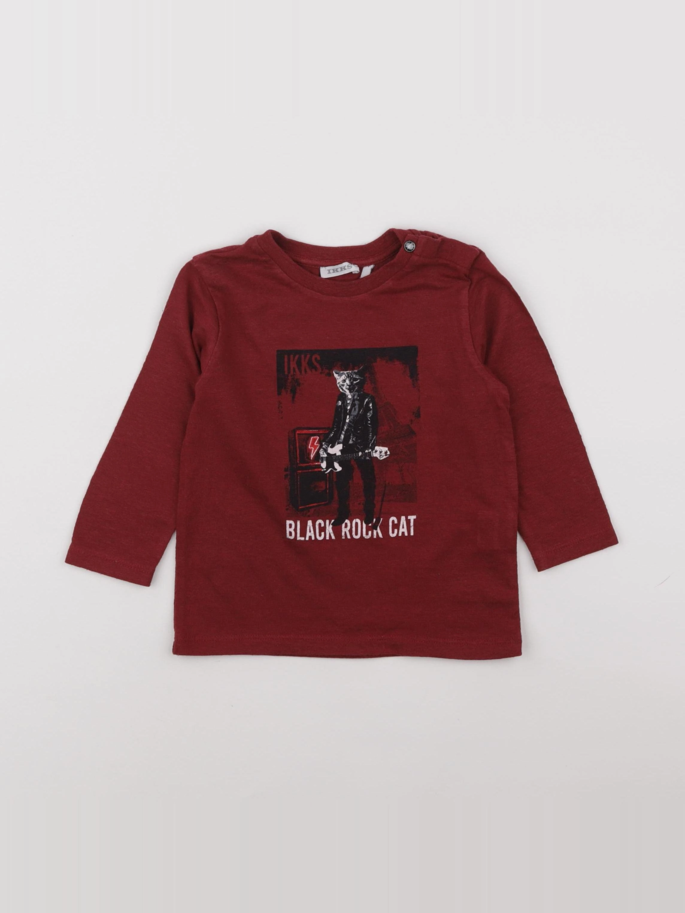 IKKS - tee-shirt rouge - 18 mois