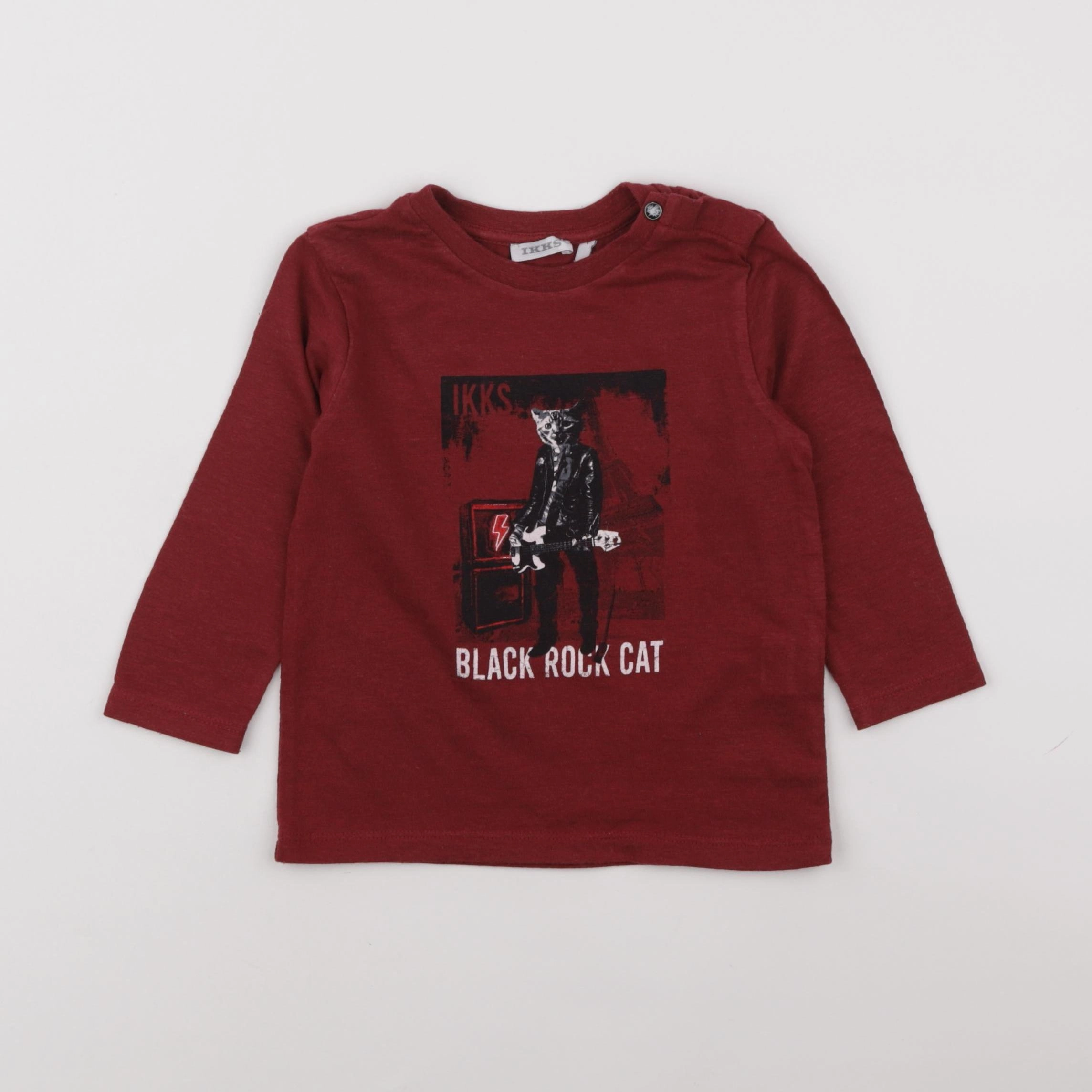 IKKS - tee-shirt rouge - 18 mois