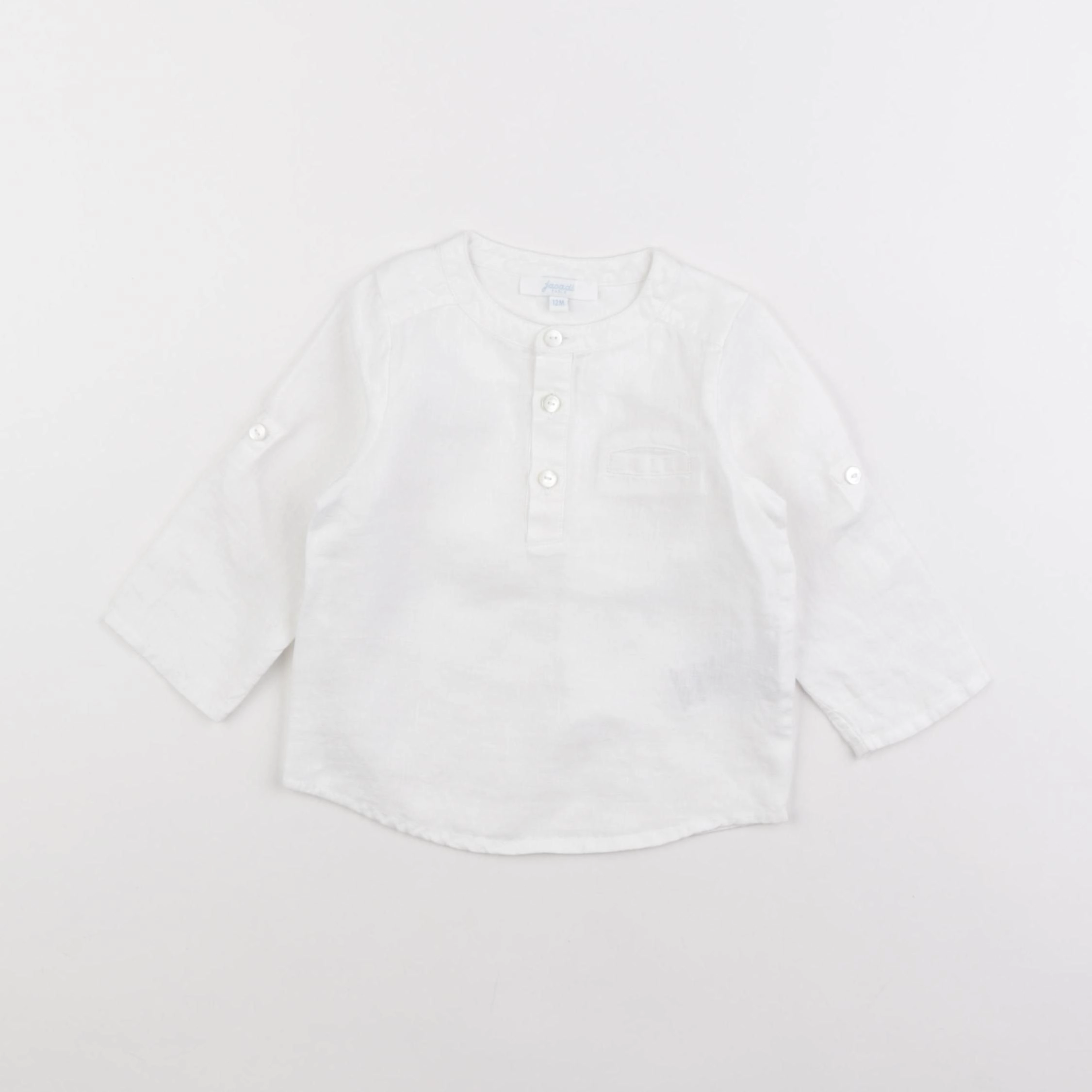 Jacadi - chemise blanc - 12 mois