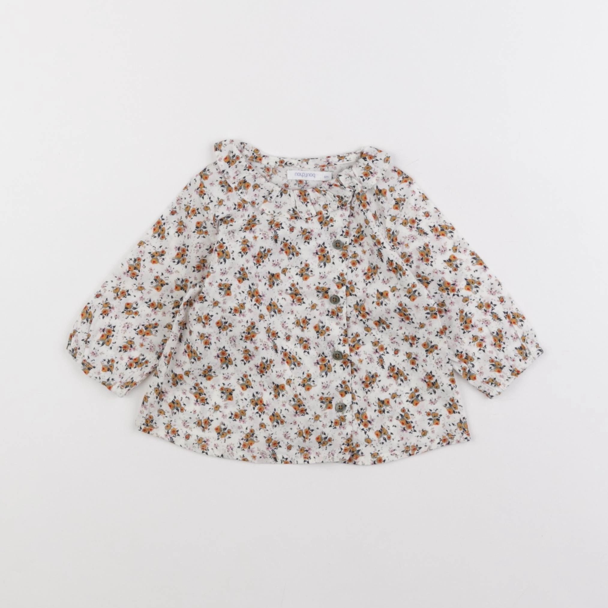Boutchou - blouse multicolore - 6 mois
