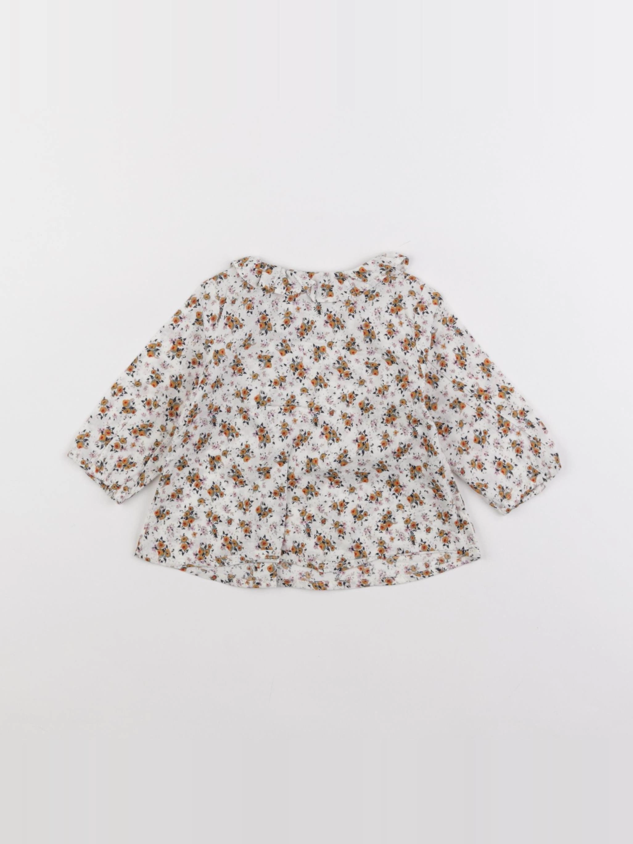 Boutchou - blouse multicolore - 6 mois