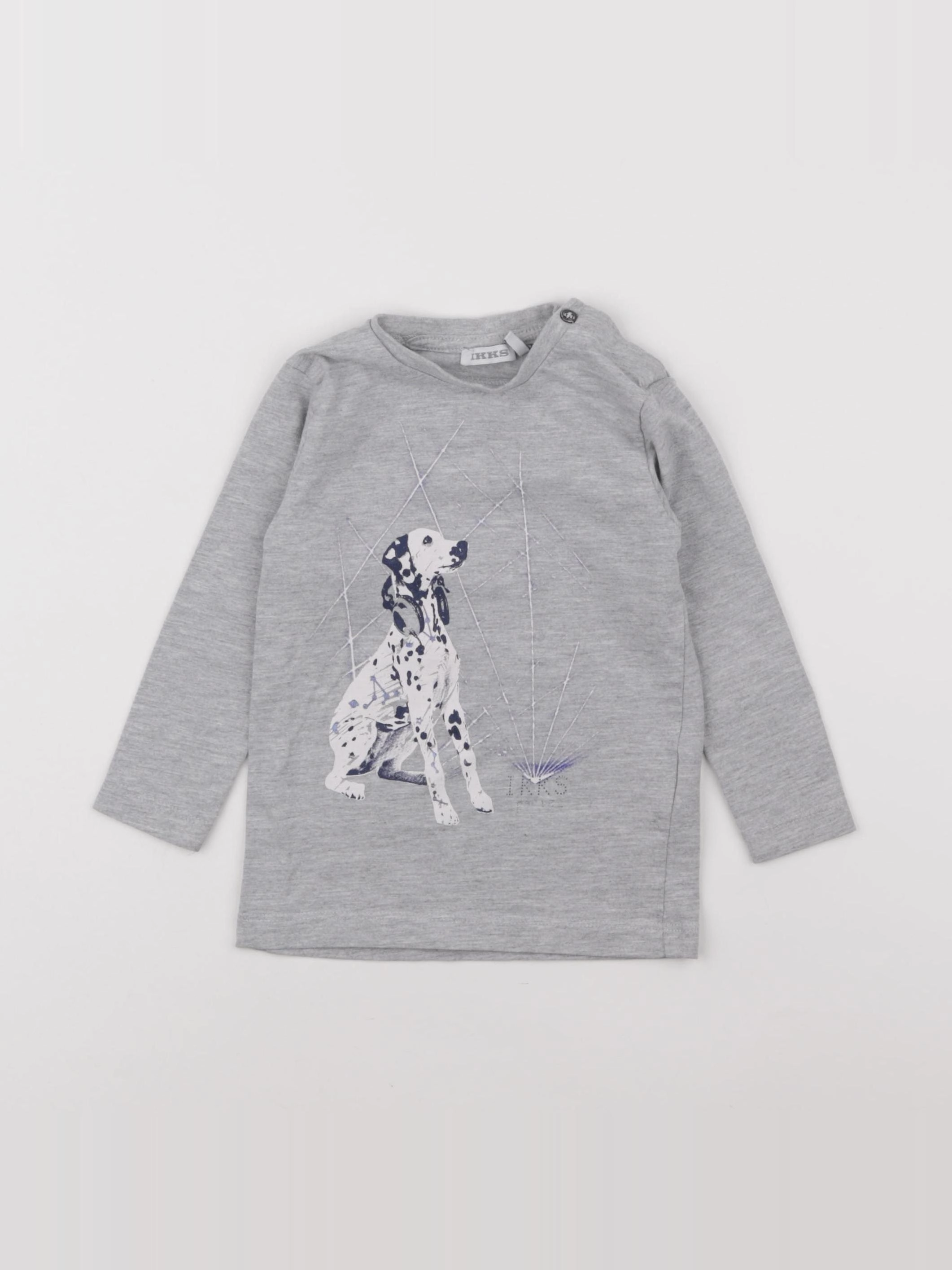 IKKS - tee-shirt gris - 18 mois