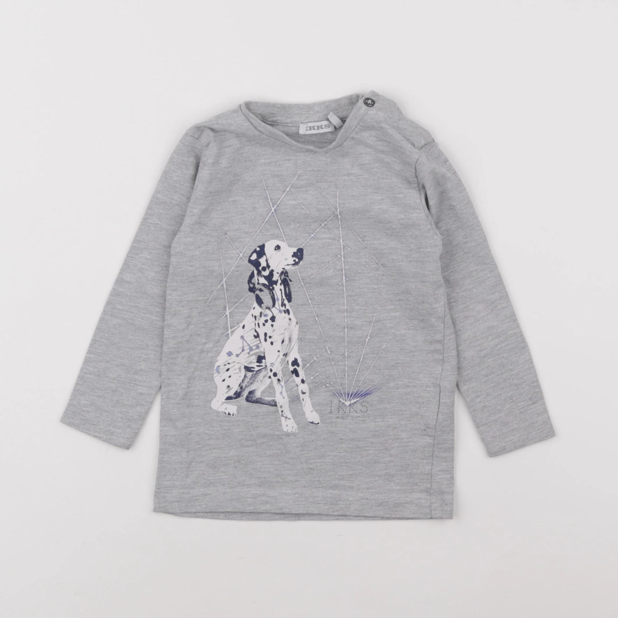 IKKS - tee-shirt gris - 18 mois