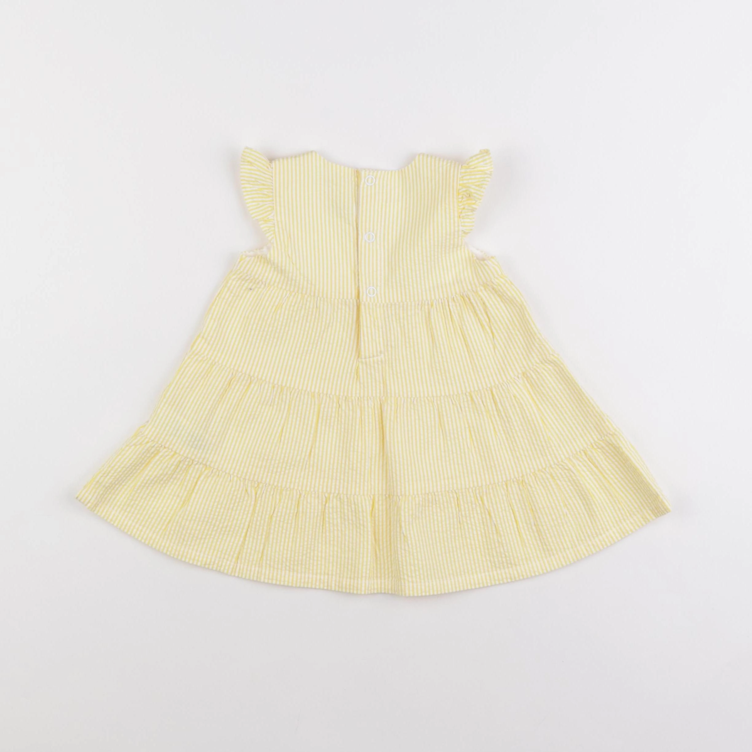 Petit Bateau - robe jaune - 6 mois