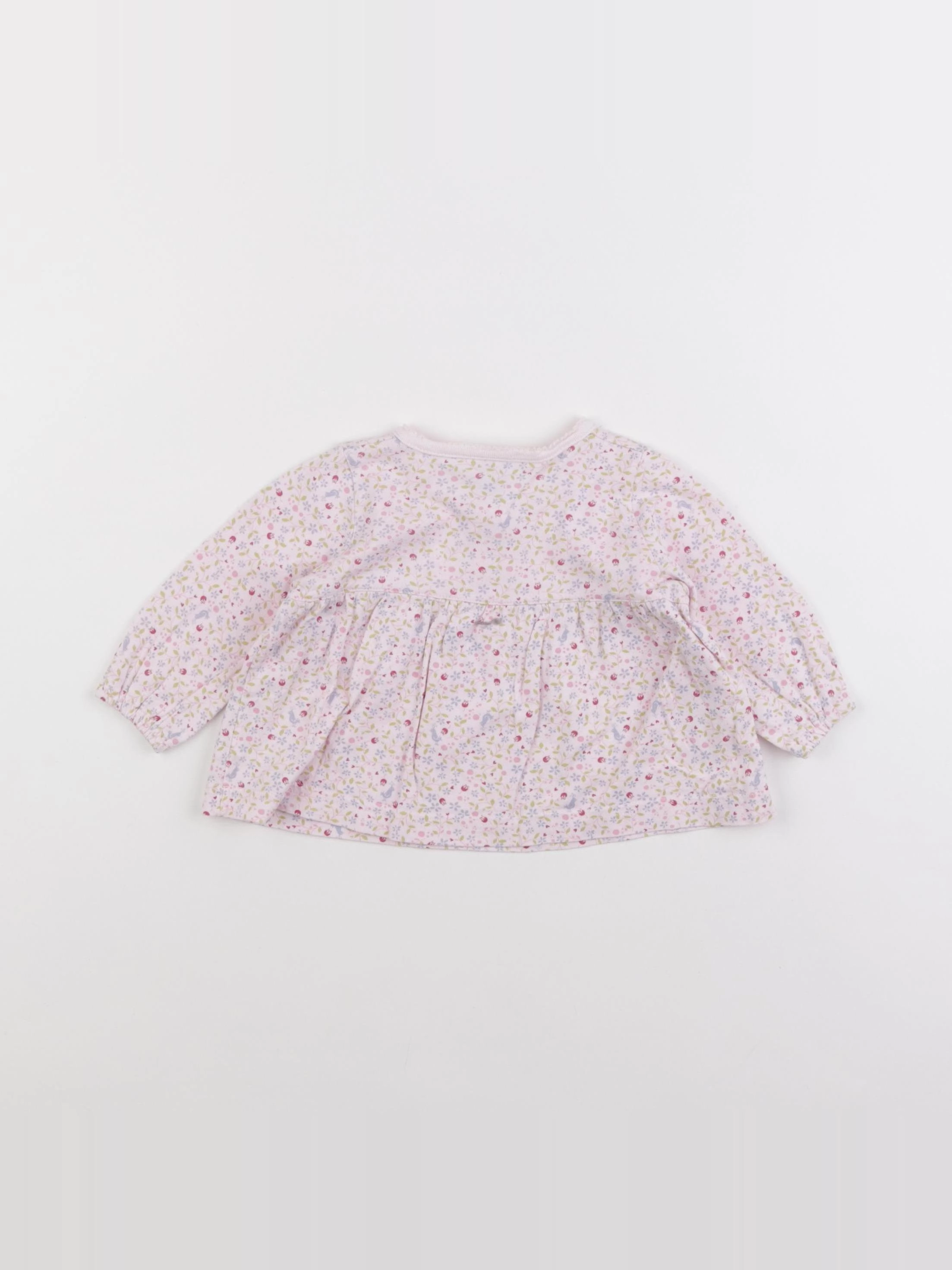 Petit Bateau - tee-shirt multicolore - 6 mois