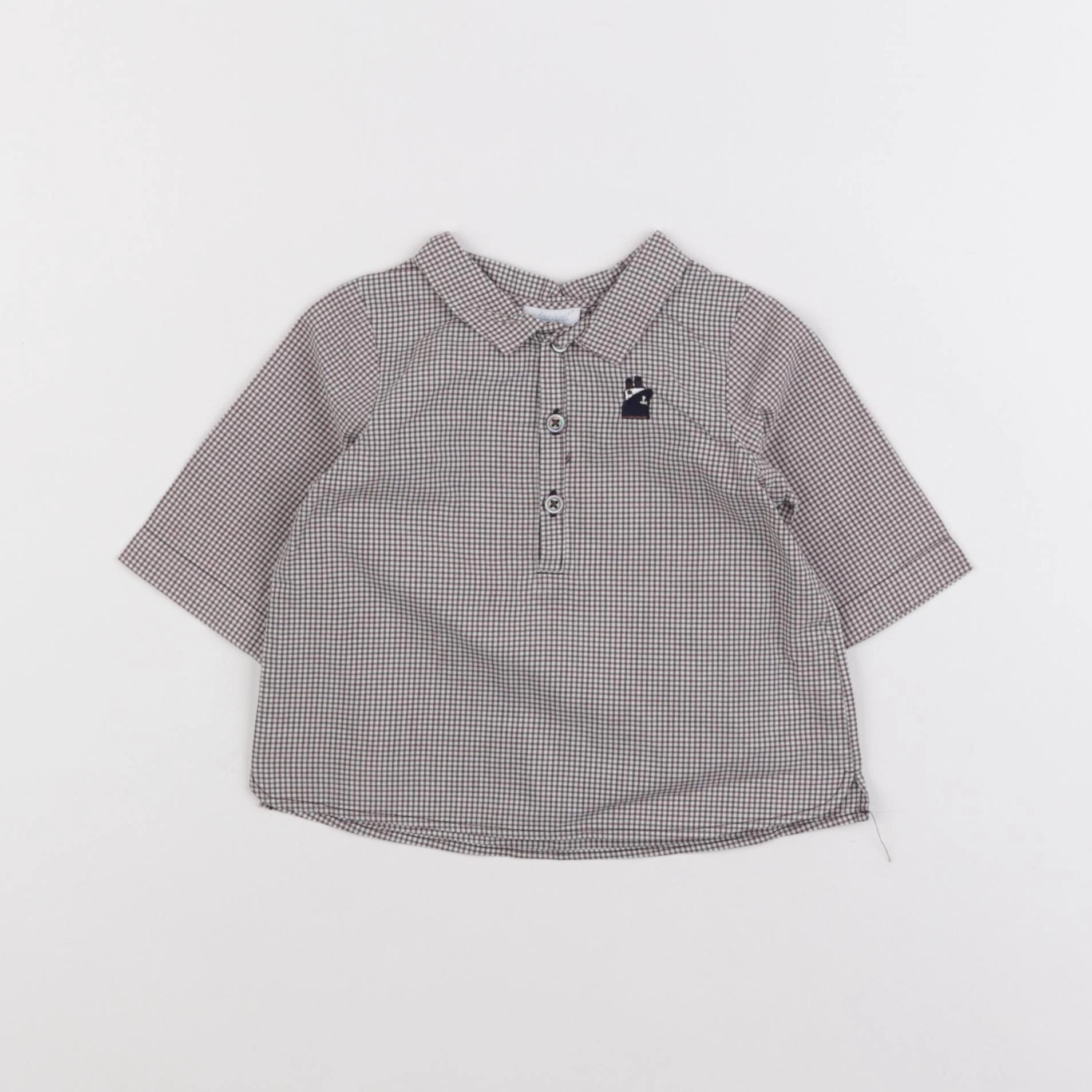 Jacadi - chemise marron - 3 mois