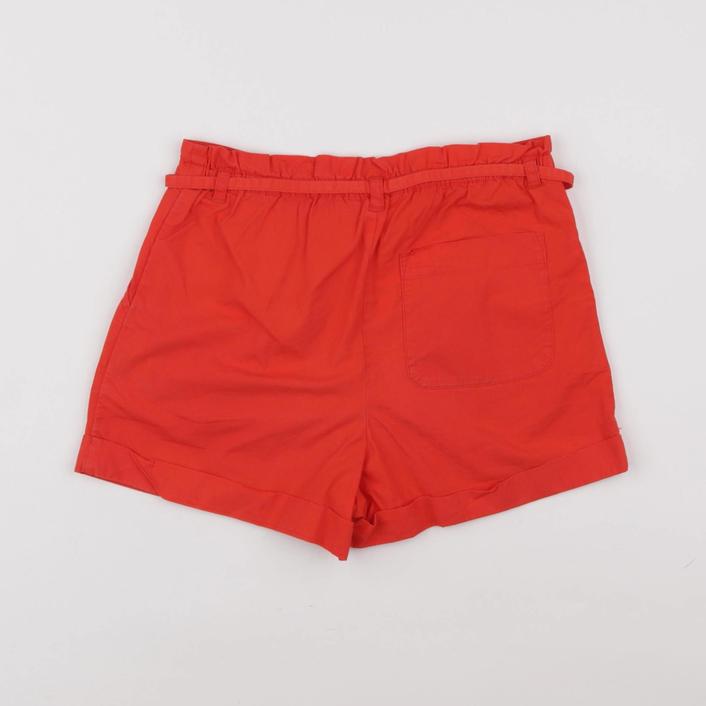 Monoprix - short rouge - 10 ans