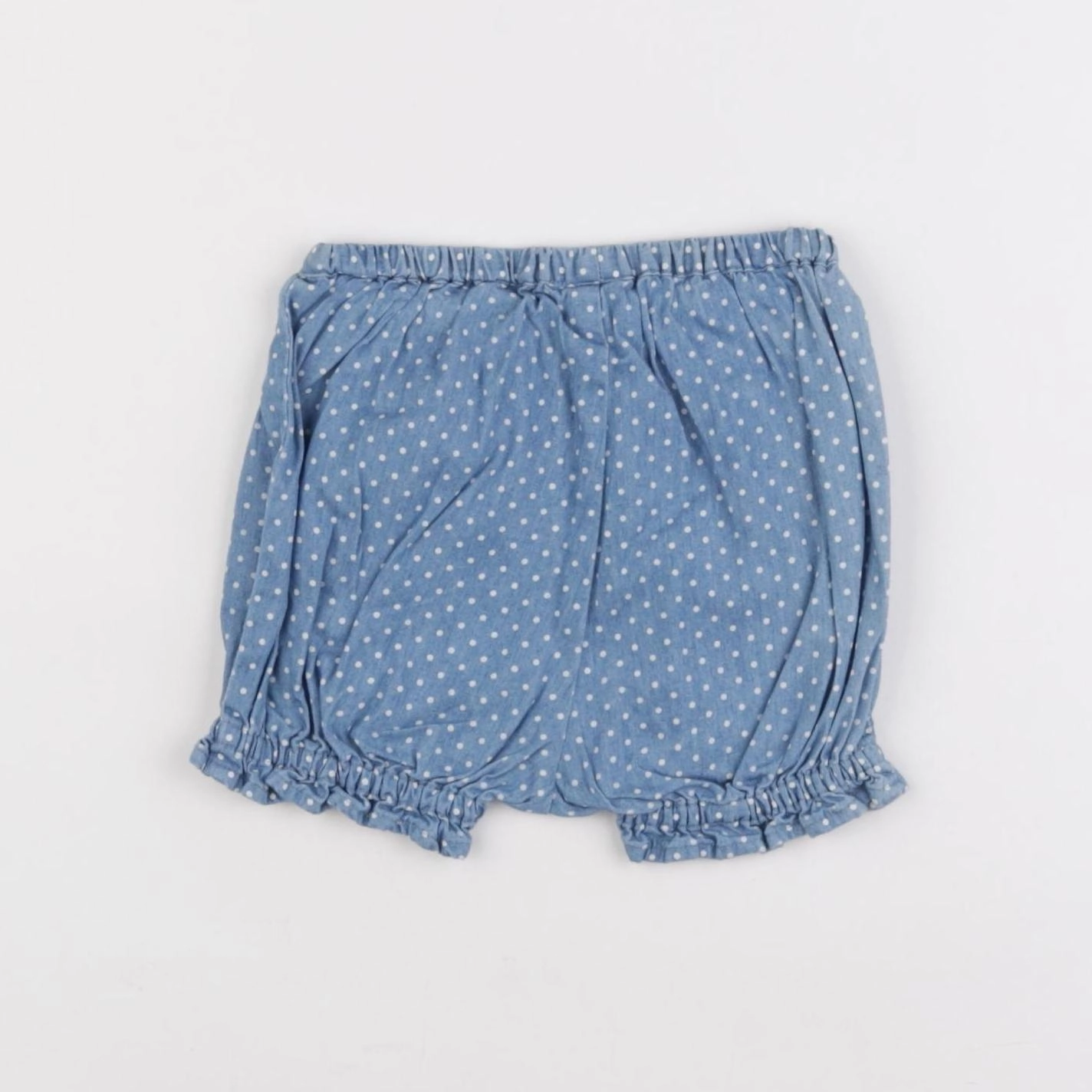 Petit Bateau - bloomer bleu - 6 mois