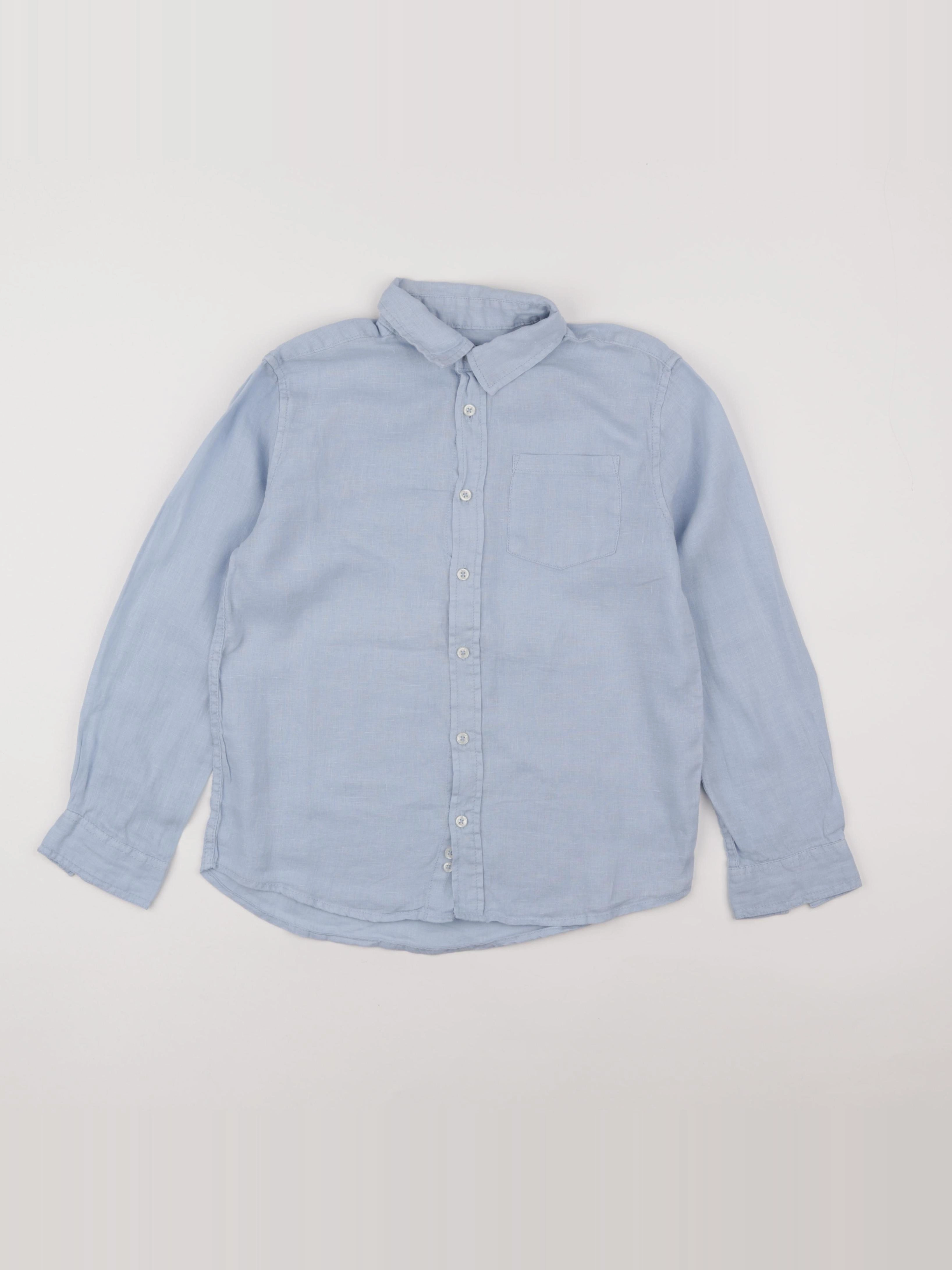 Monoprix - chemise bleu - 10 ans