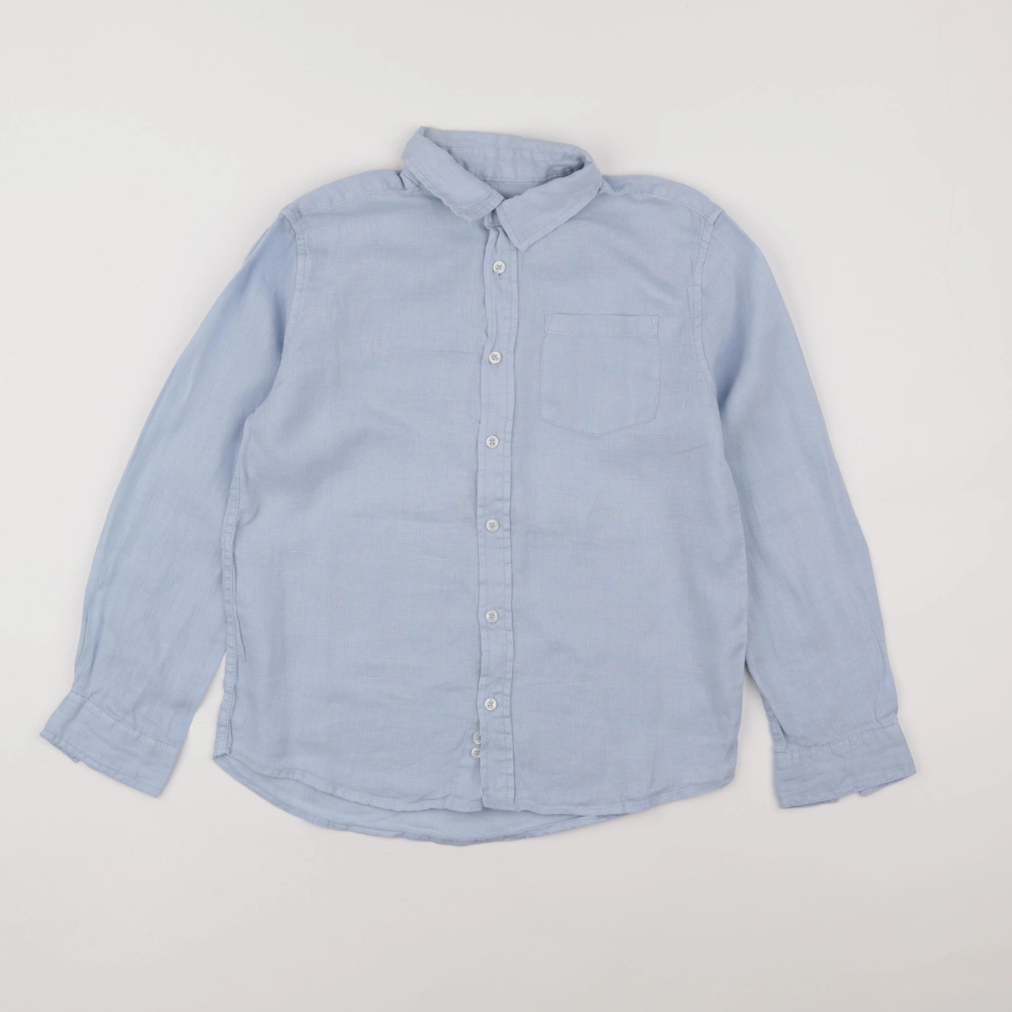 Monoprix - chemise bleu - 10 ans