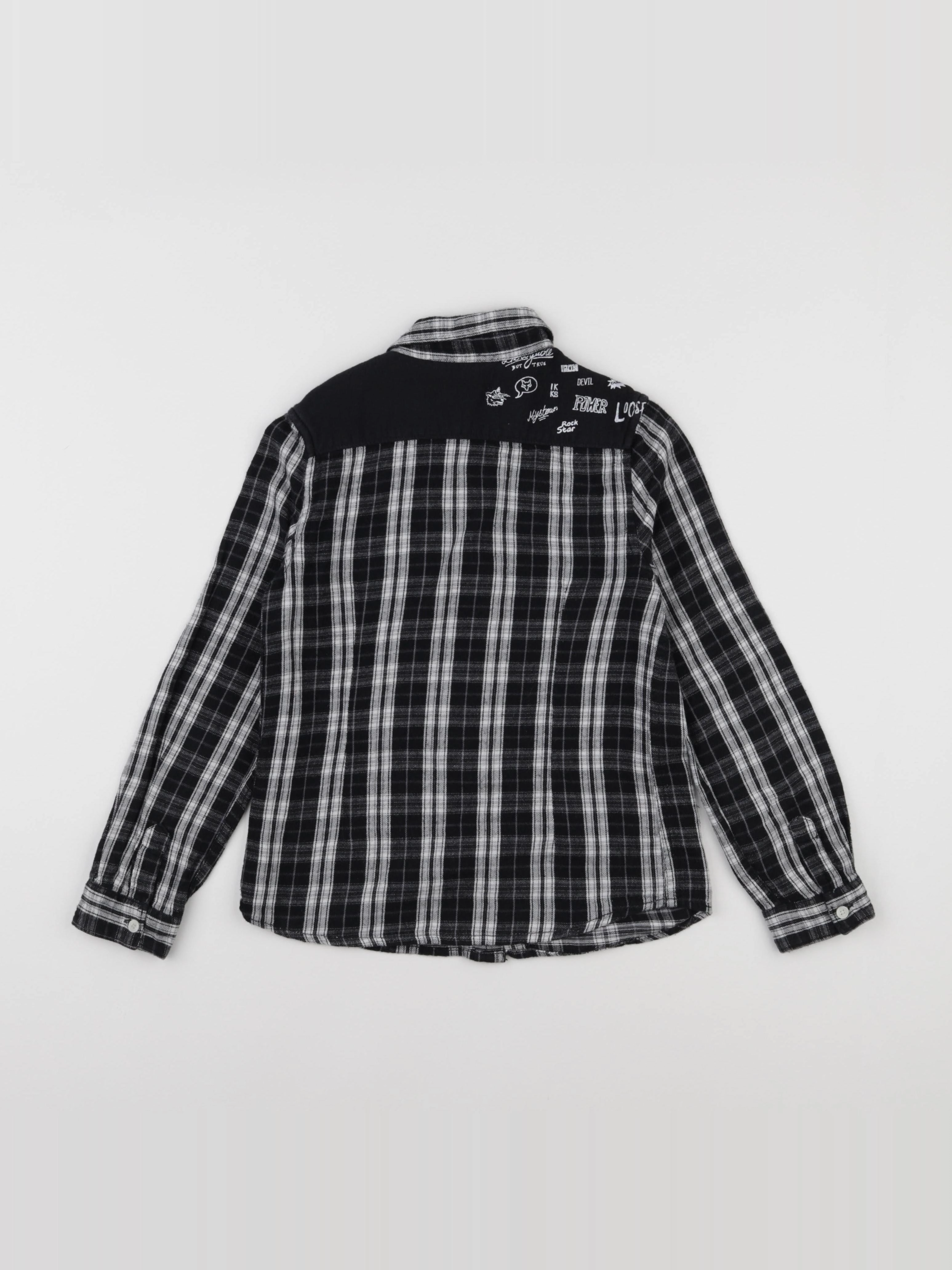 IKKS - chemise noir - 8 ans