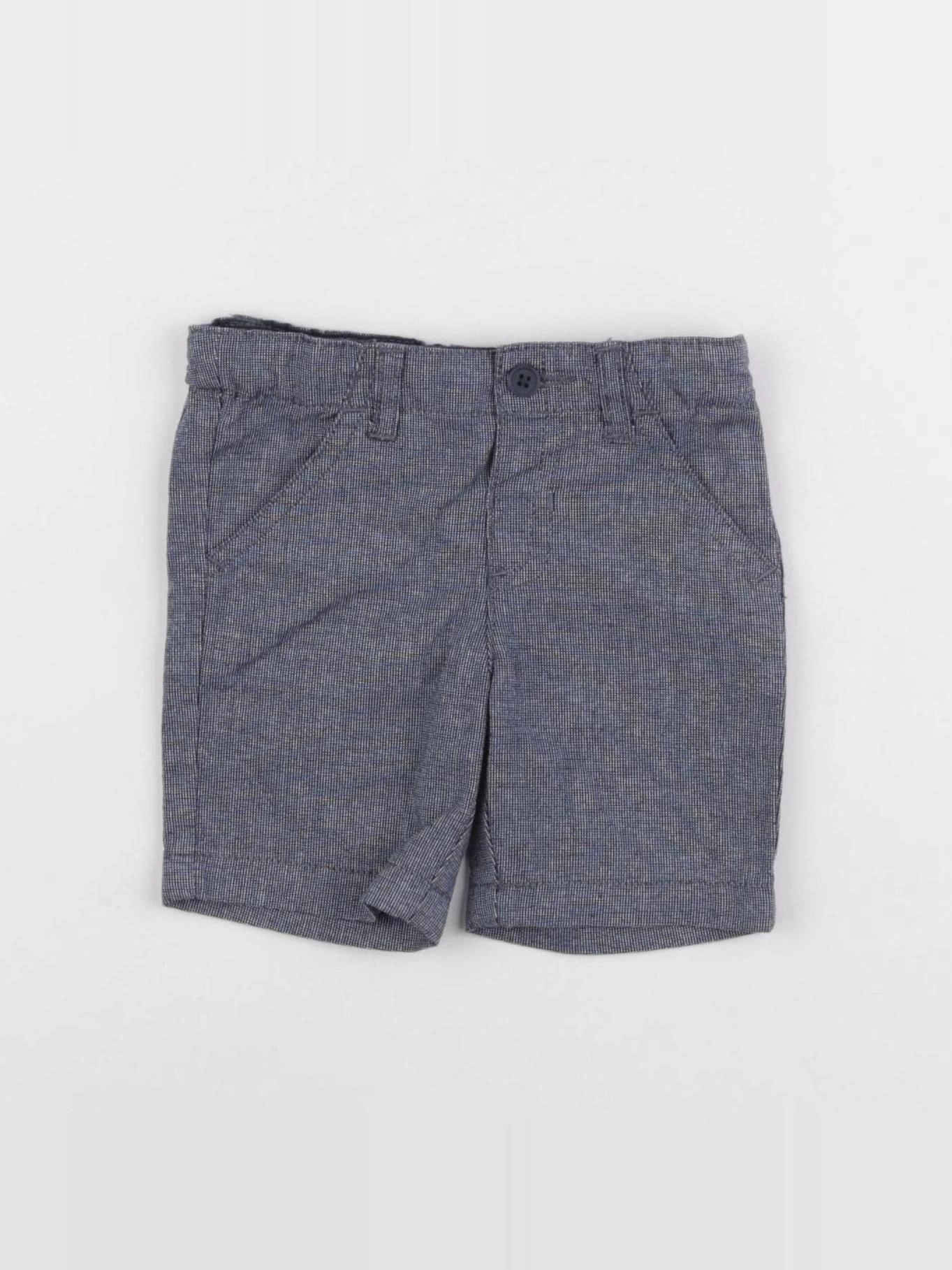 Boutchou - short bleu - 6 mois