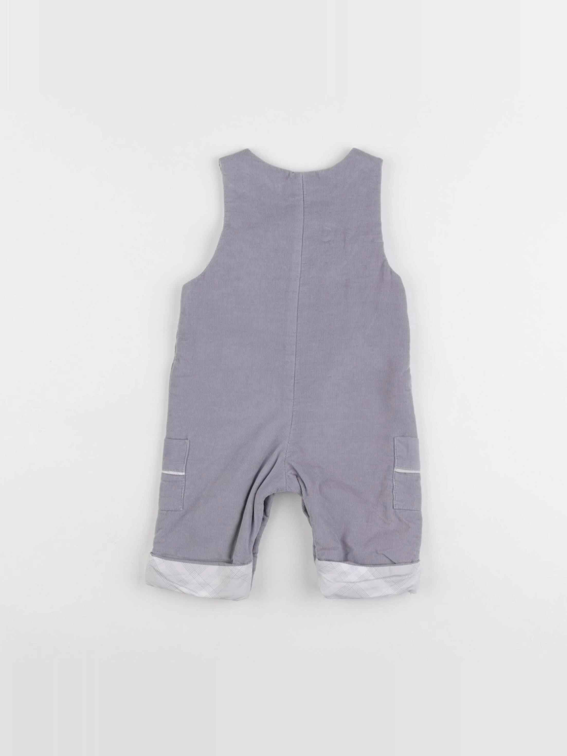 Jacadi - salopette doublé gris - 3 mois