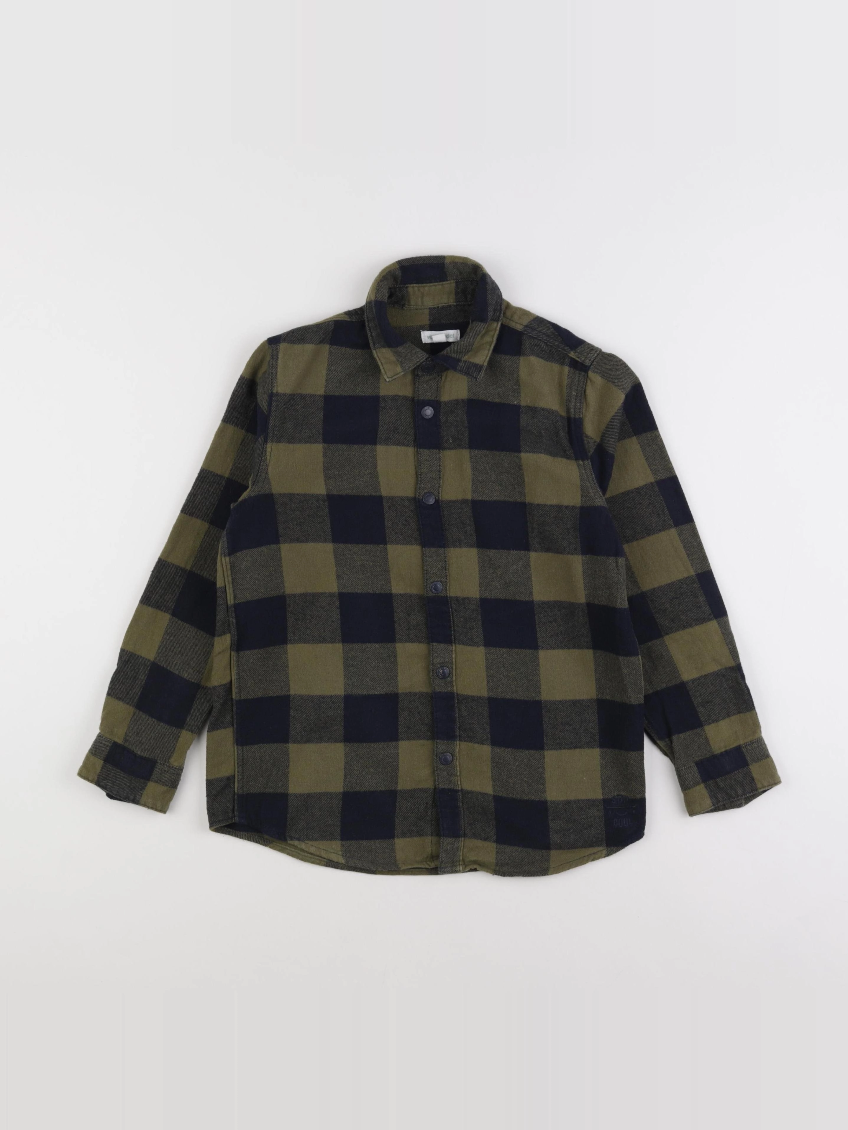 Vertbaudet - chemise vert - 10 ans