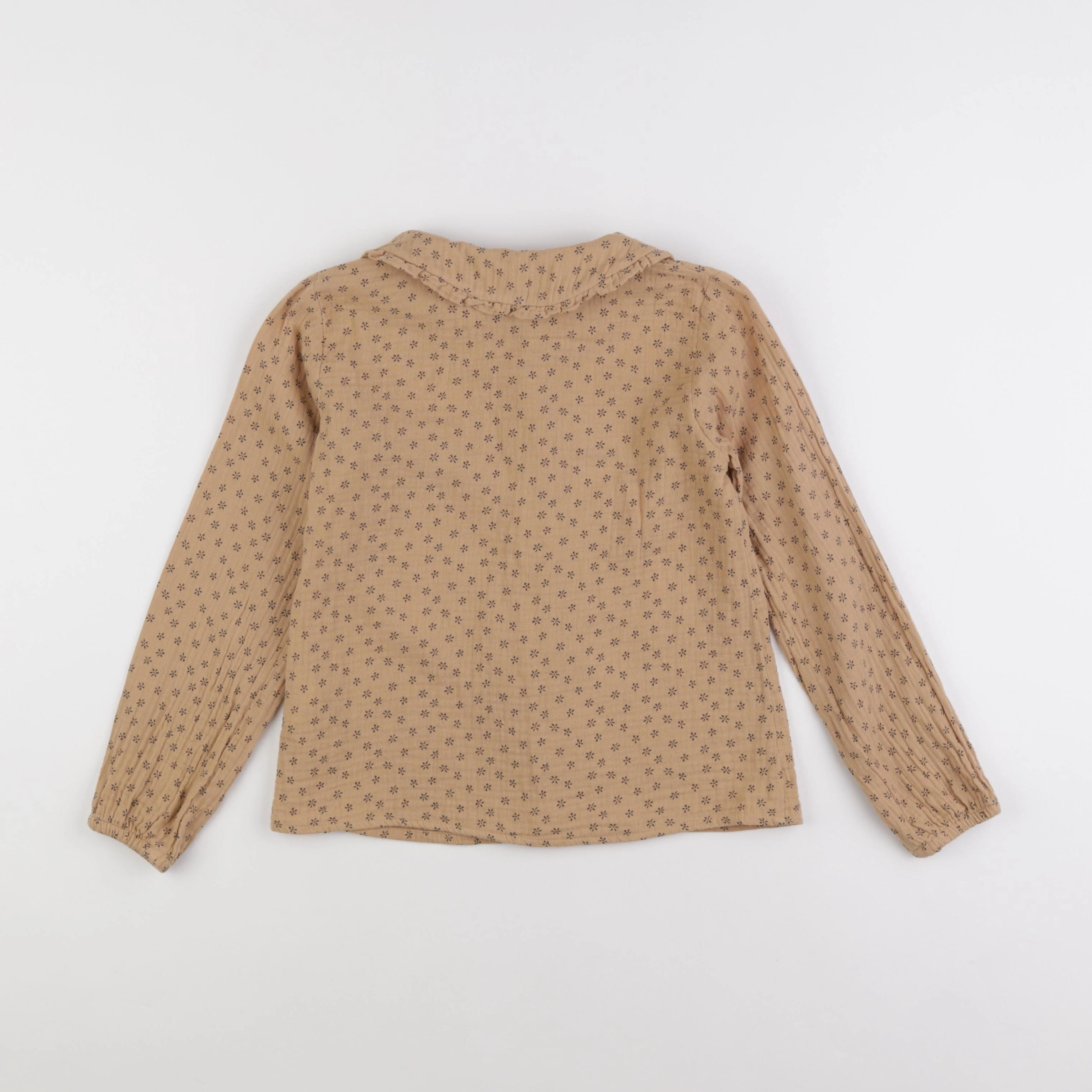 Vertbaudet - blouse marron - 8 ans