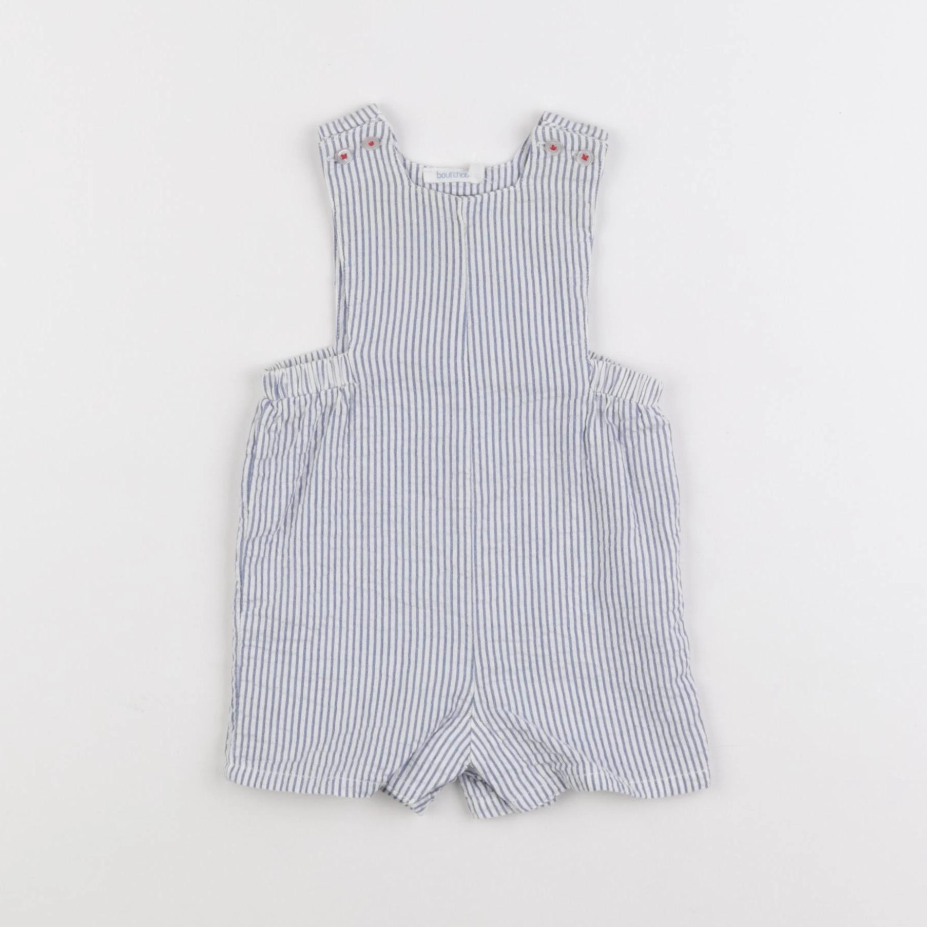 Boutchou - salopette bleu, blanc - 3 mois