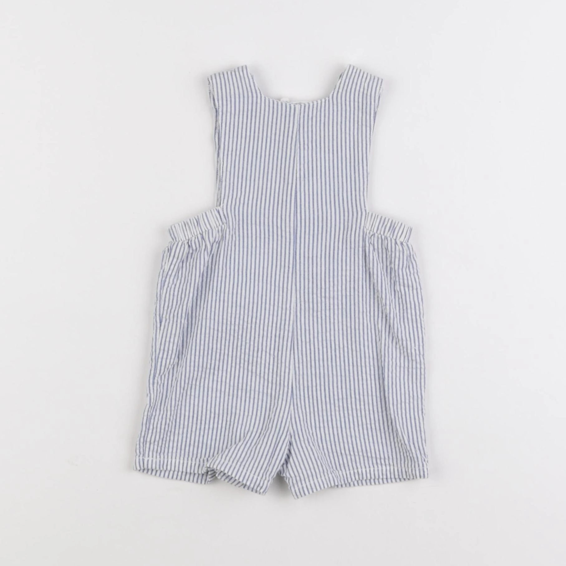 Boutchou - salopette bleu, blanc - 3 mois
