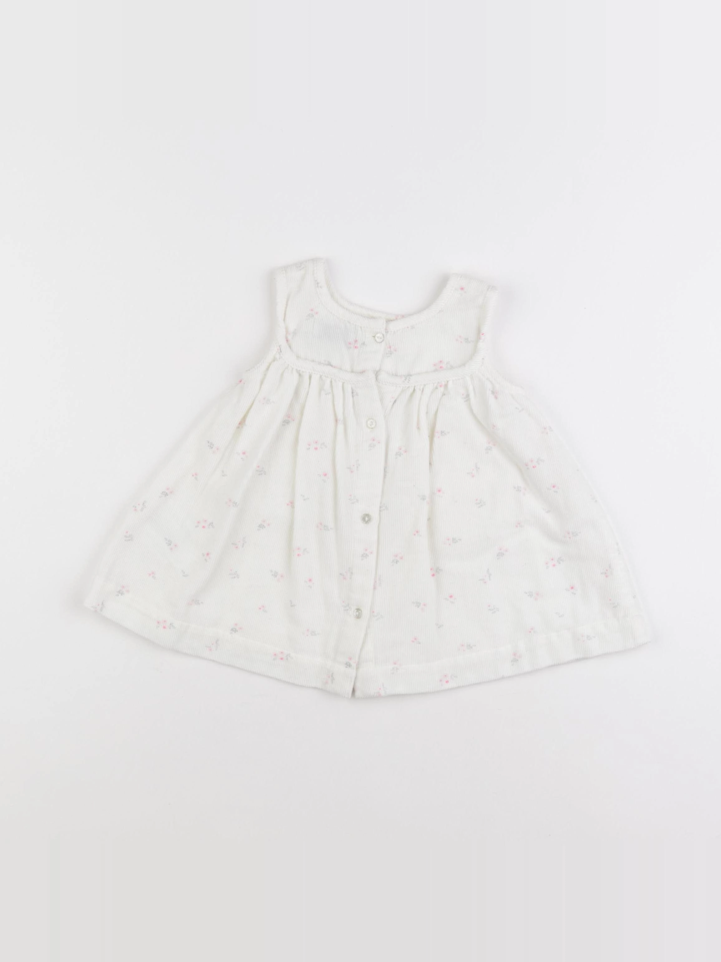 Cyrillus - robe blanc - 6 mois